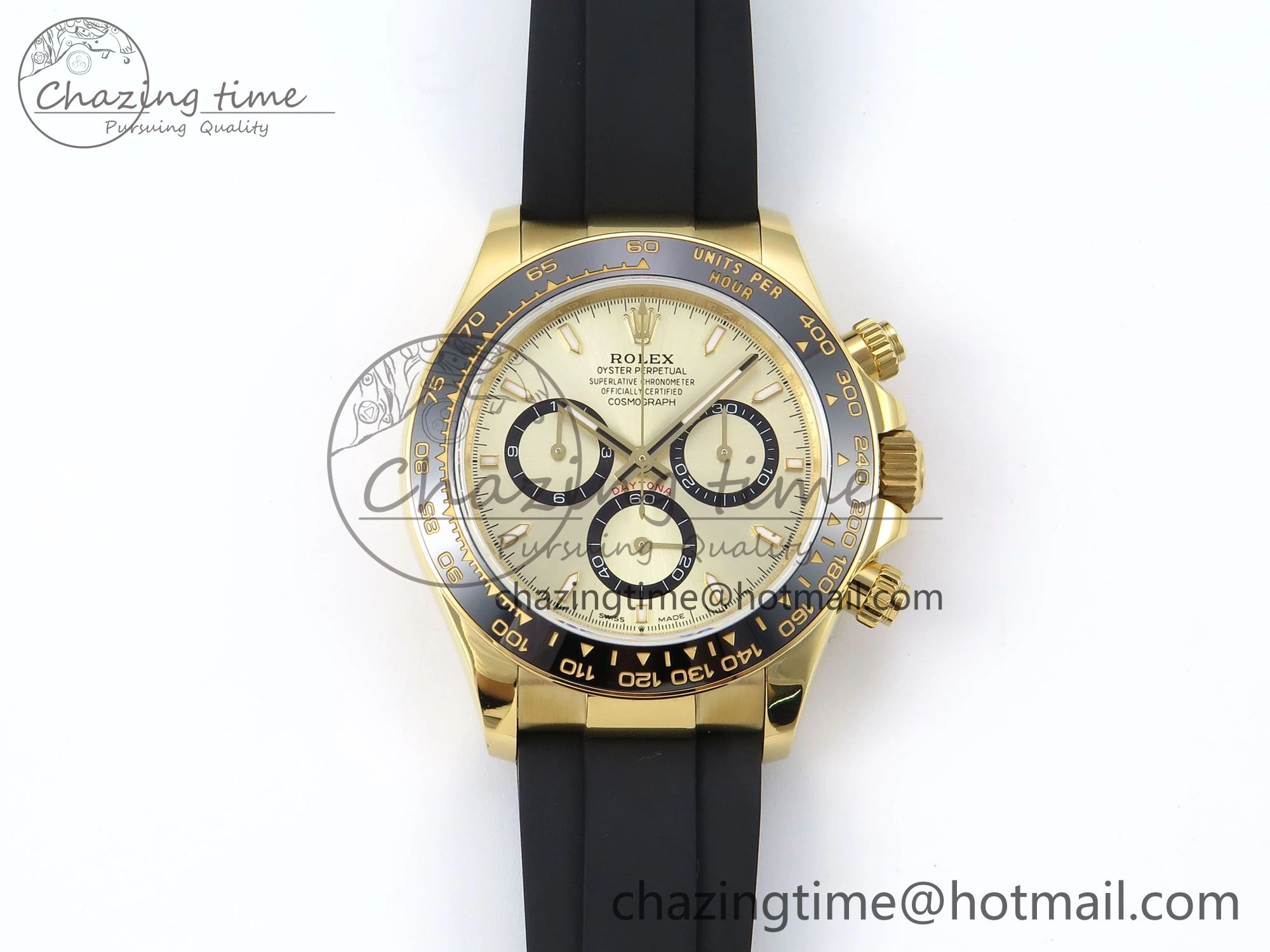 QuickDry Daytona 126518 QF 1:1 Best Edition YG Dial on Oysterflex Strap SH4131 V 1312