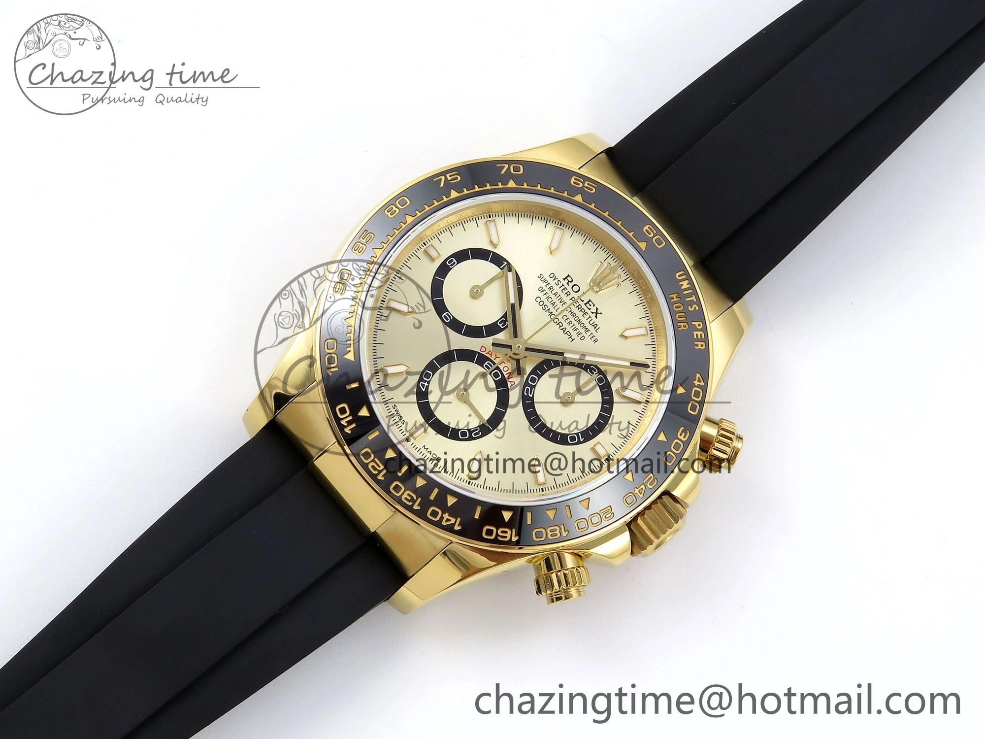 QuickDry Daytona 126518 QF 1:1 Best Edition YG Dial on Oysterflex Strap SH4131 V 1312