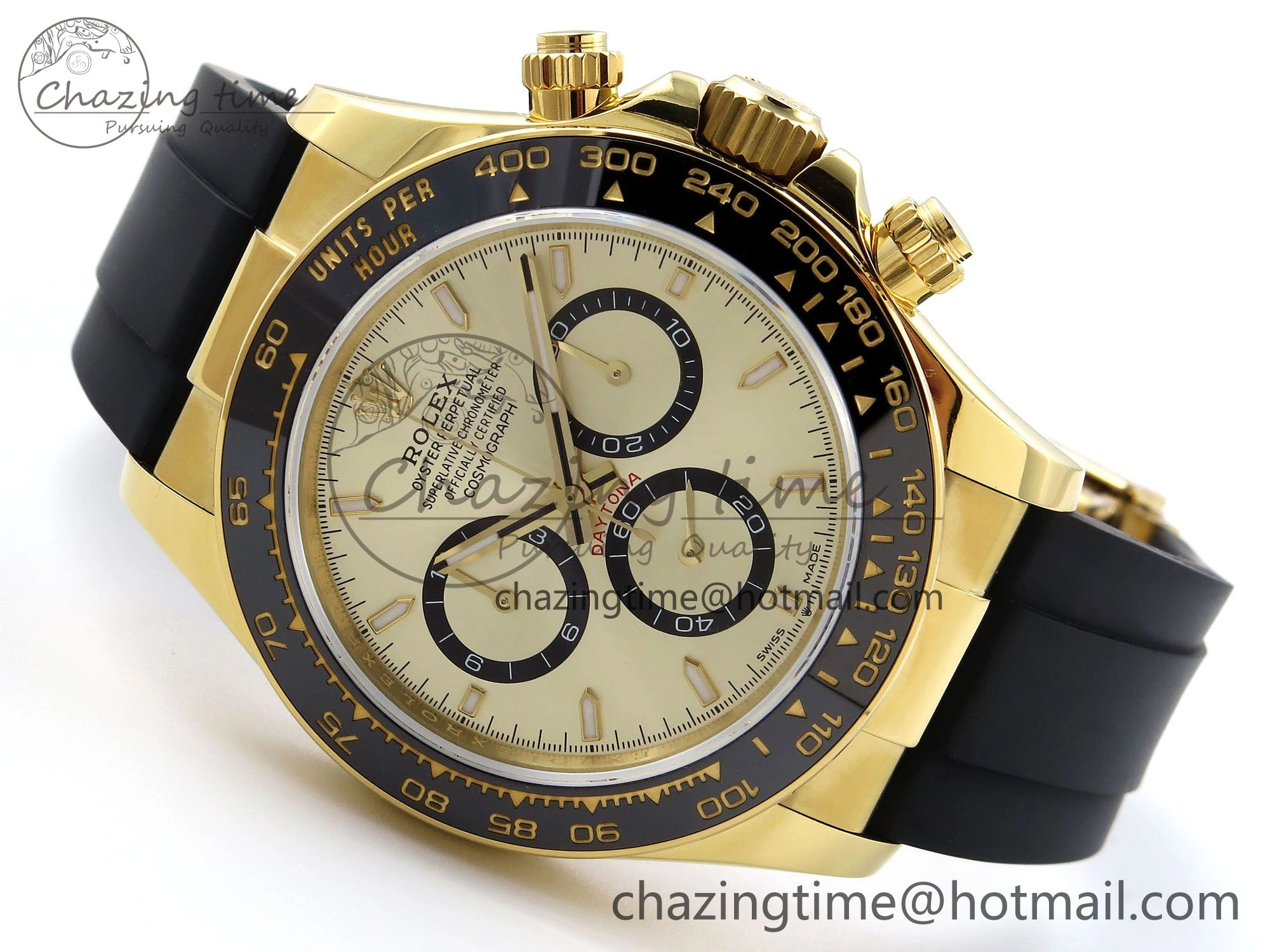 QuickDry Daytona 126518 QF 1:1 Best Edition YG Dial on Oysterflex Strap SH4131 V 1312