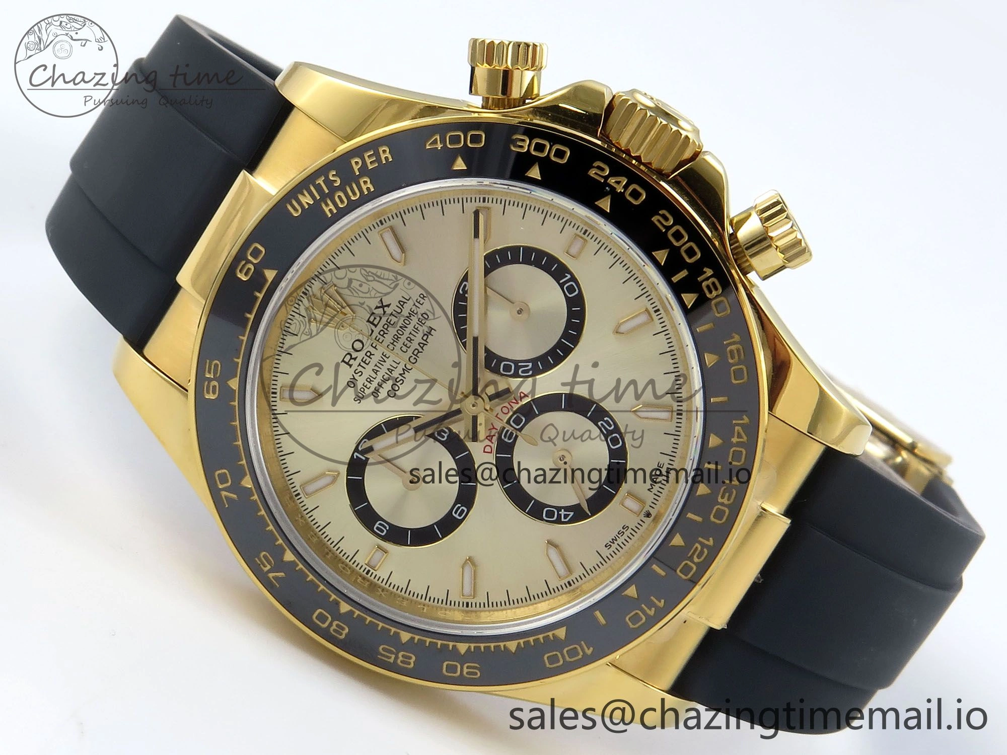 Daytona 126518 QF 1:1 Best Edition YG Dial on Oysterflex Strap SH4131 V SmartChoice 279