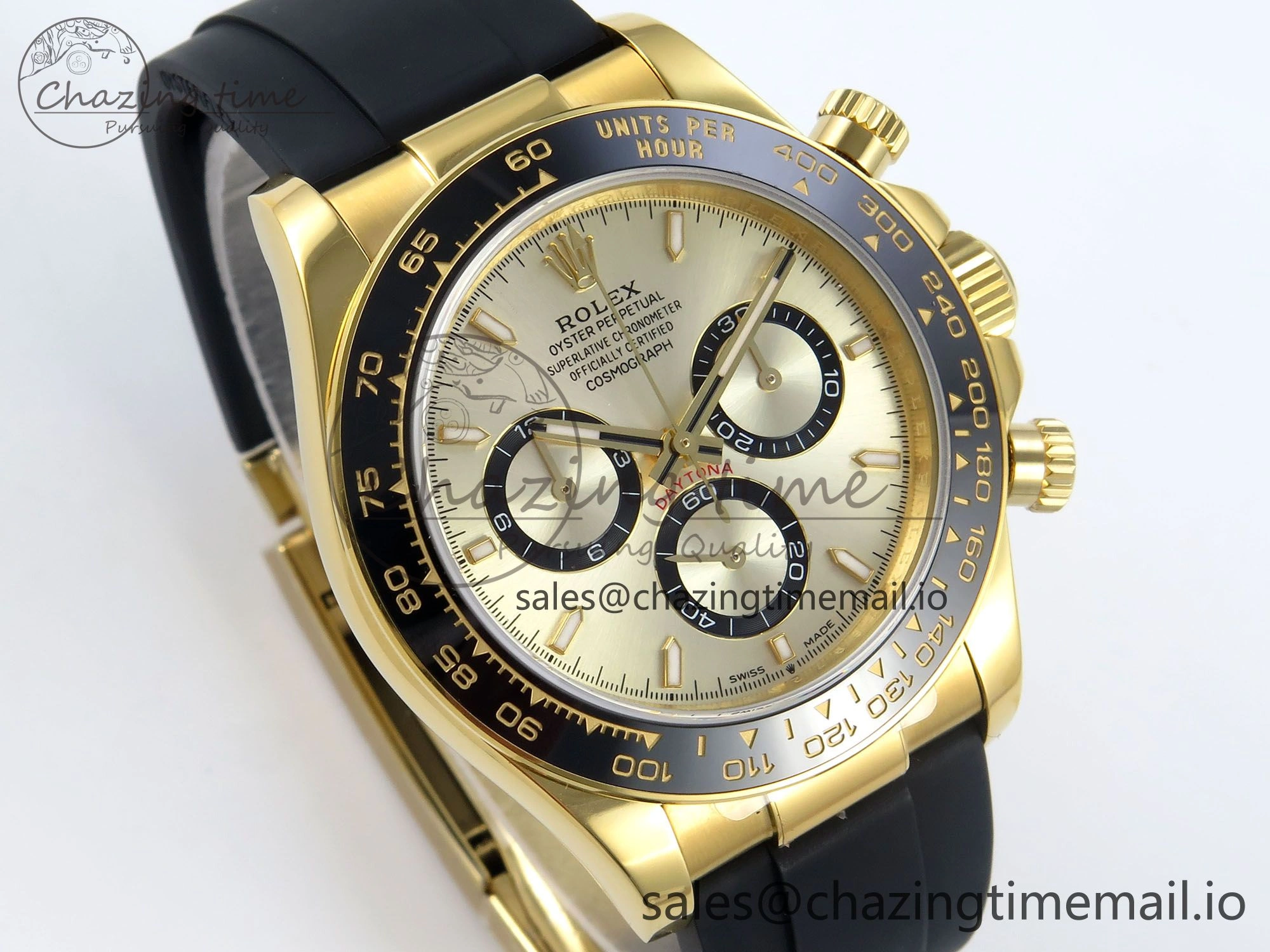 Daytona 126518 QF 1:1 Best Edition YG Dial on Oysterflex Strap SH4131 V SmartChoice 279