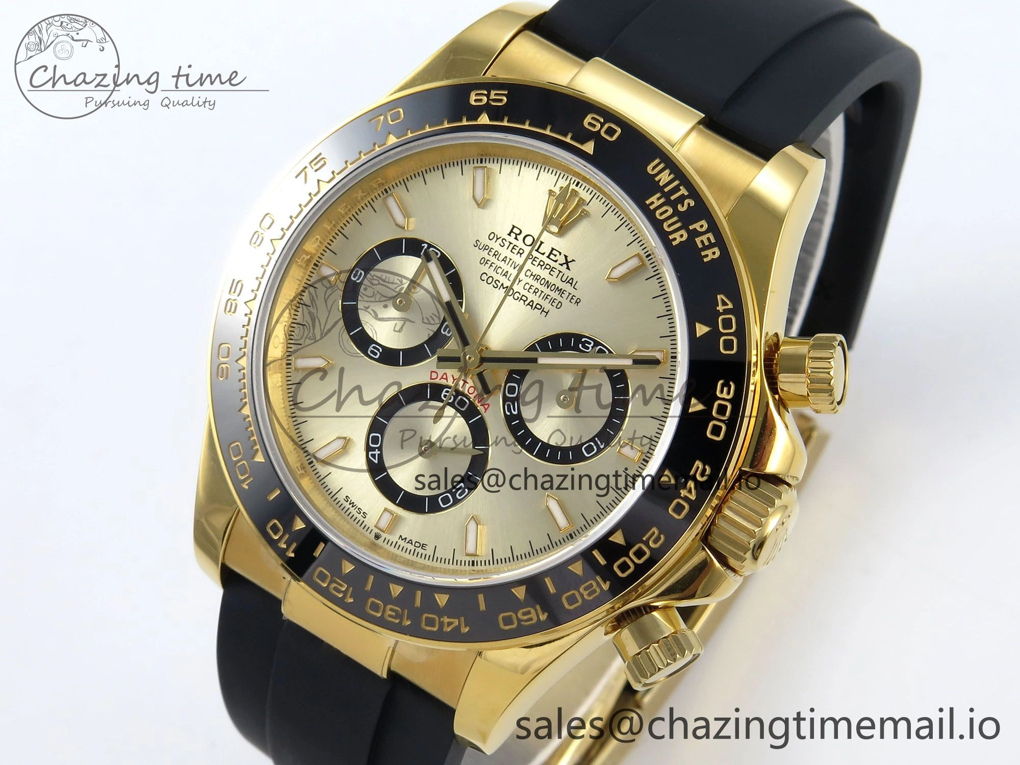 Daytona 126518 QF 1:1 Best Edition YG Dial on Oysterflex Strap SH4131 V SmartChoice 279
