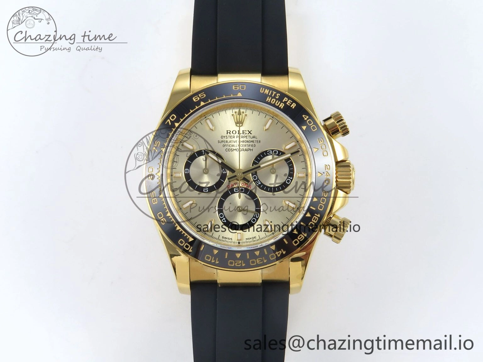 Daytona 126518 QF 1:1 Best Edition YG Dial on Oysterflex Strap SH4131 V SmartChoice 279