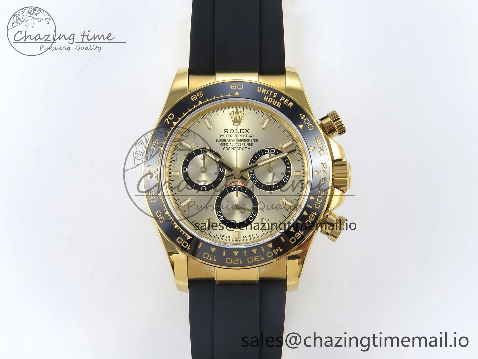 Daytona 126518 QF 1:1 Best Edition YG Dial on Oysterflex Strap SH4131 V SmartChoice 279
