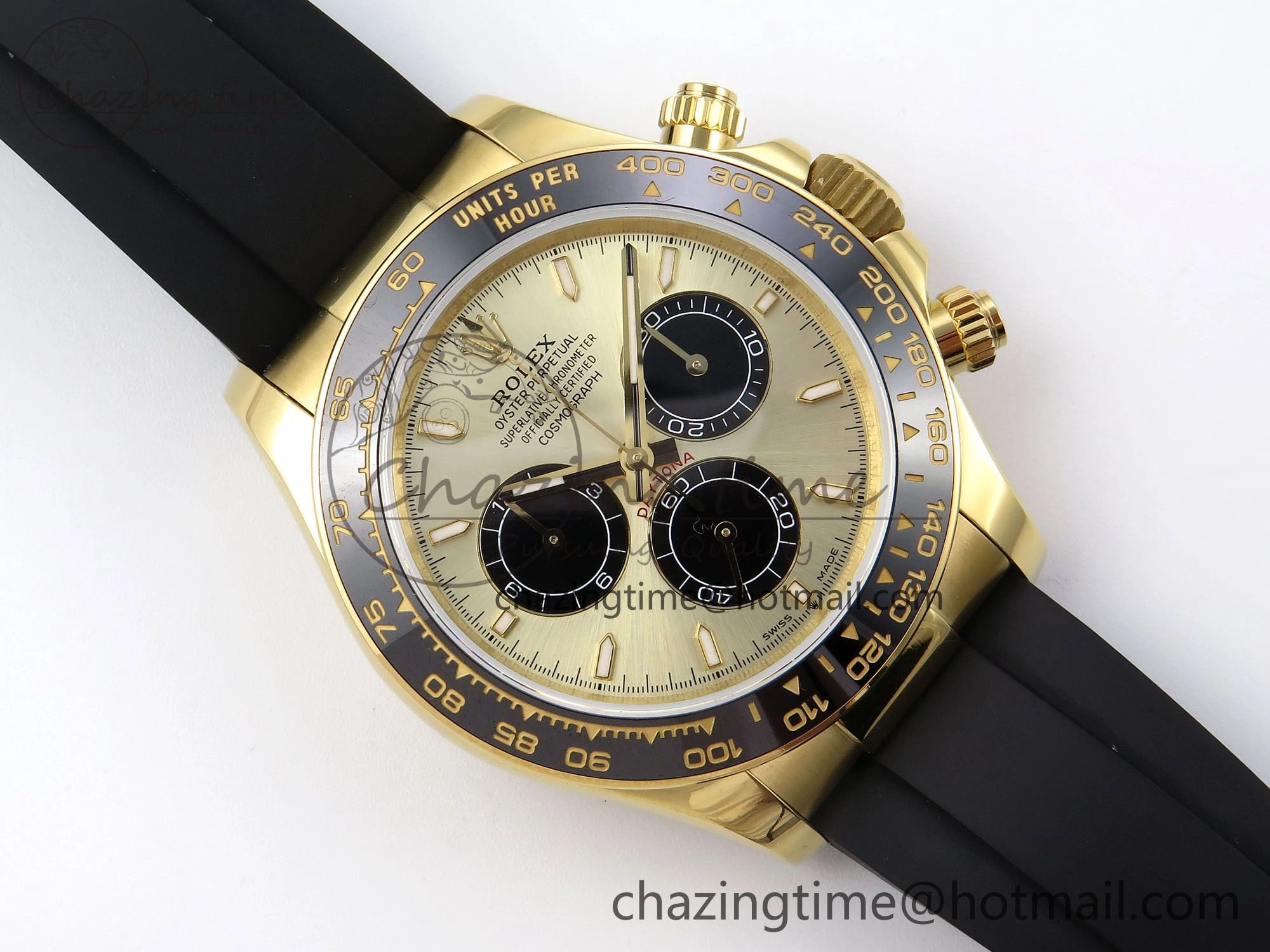 Daytona 126518 QF 1:1 Best Edition YG Black Dial on Oysterflex Strap SH4131 V Colorful 1309
