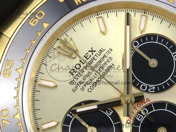 Daytona 126518 QF 1:1 Best Edition YG Black Dial on Oysterflex Strap SH4131 V Colorful 1309