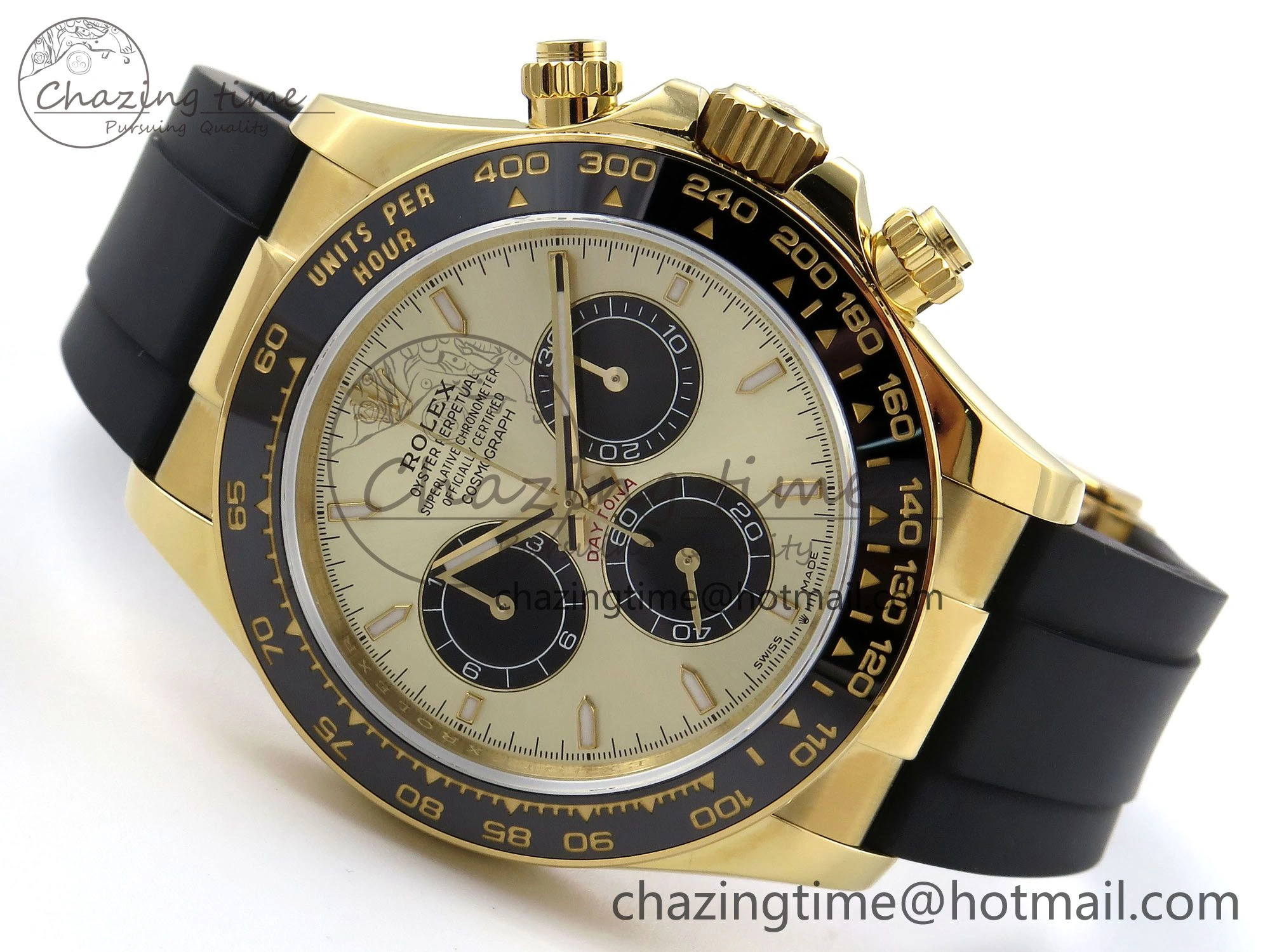 Daytona 126518 QF 1:1 Best Edition YG Black Dial on Oysterflex Strap SH4131 V Colorful 1309