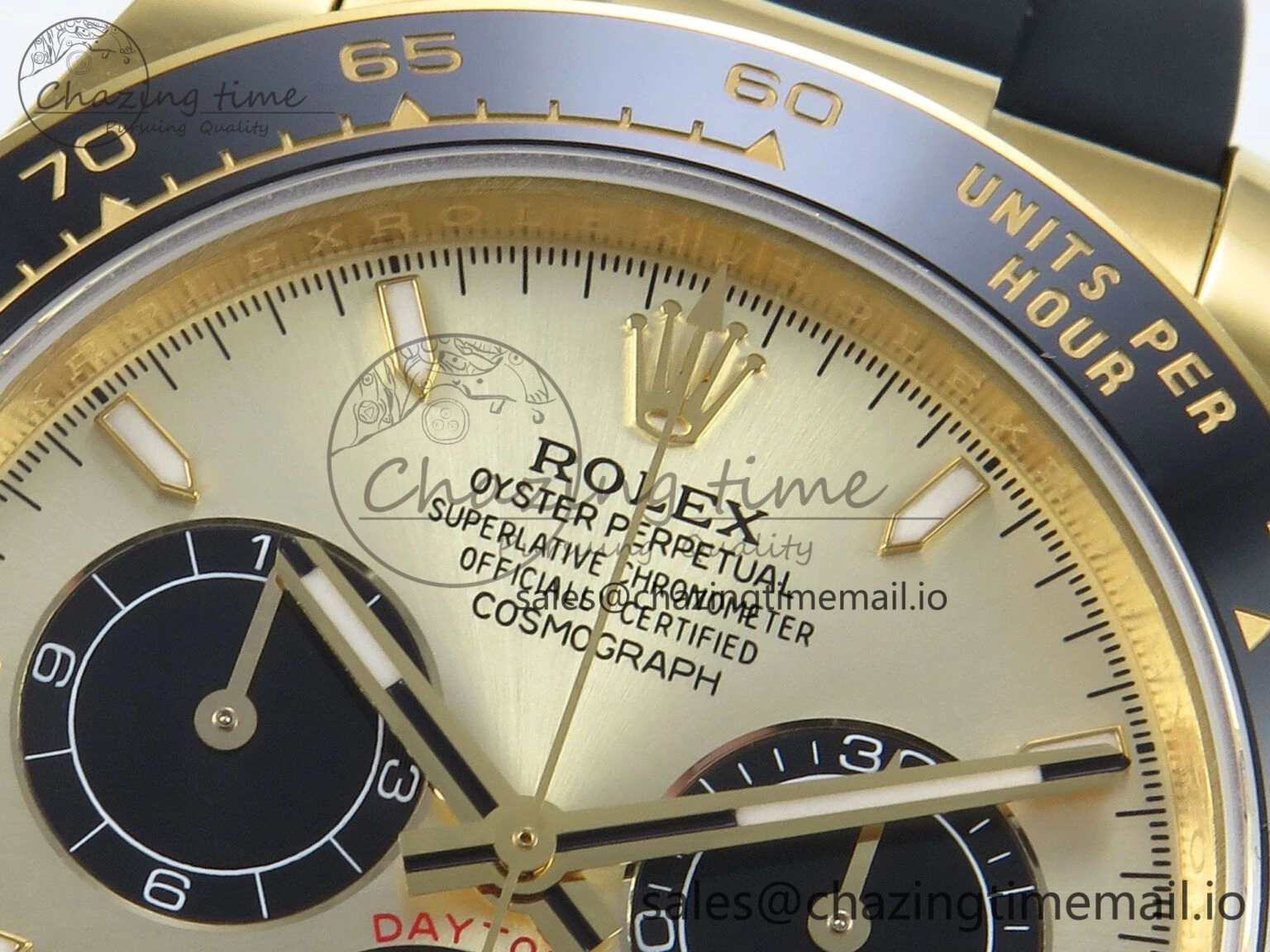 Daytona 126518 QF 1:1 Best Edition YG Black Dial on Oysterflex Strap SH4131 V Contemporary 282