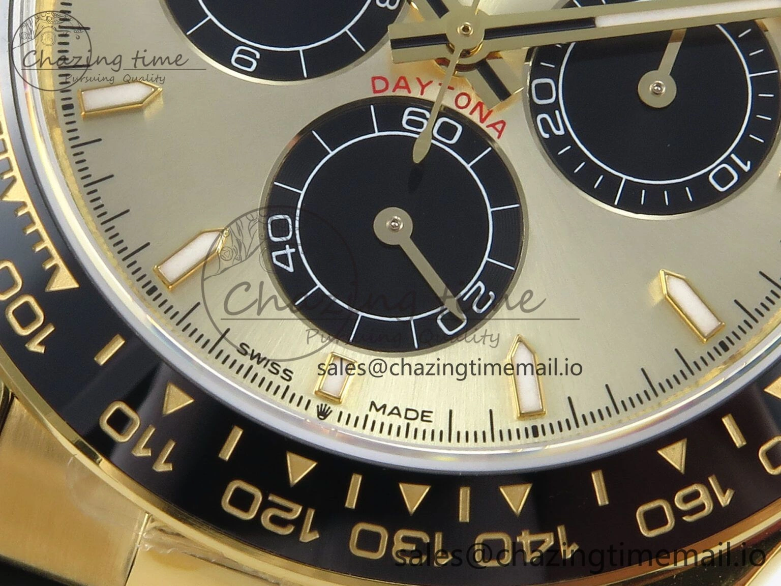 Daytona 126518 QF 1:1 Best Edition YG Black Dial on Oysterflex Strap SH4131 V Contemporary 282