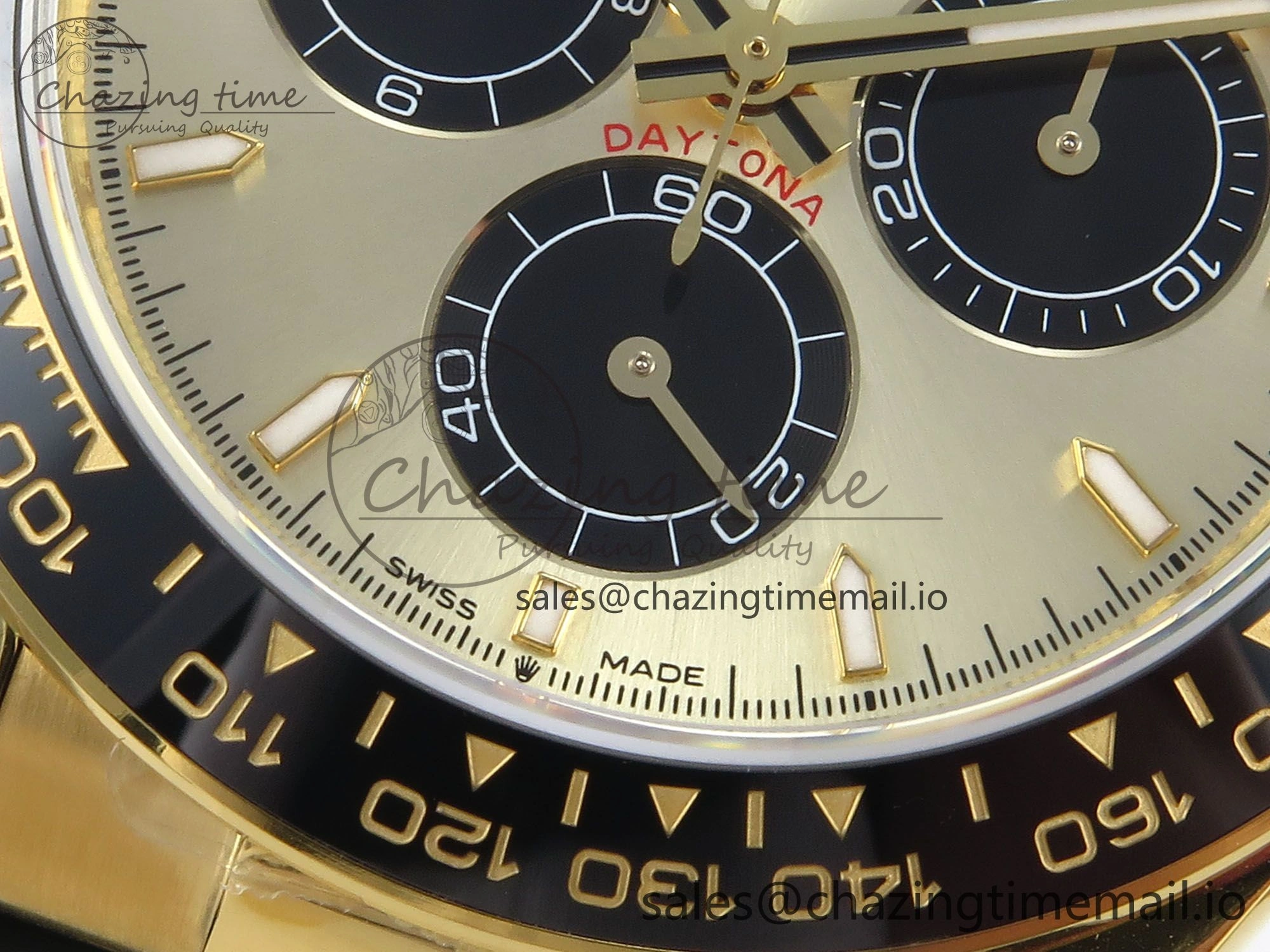 Daytona 126518 QF 1:1 Best Edition YG Black Dial on Oysterflex Strap SH4131 V Contemporary 282