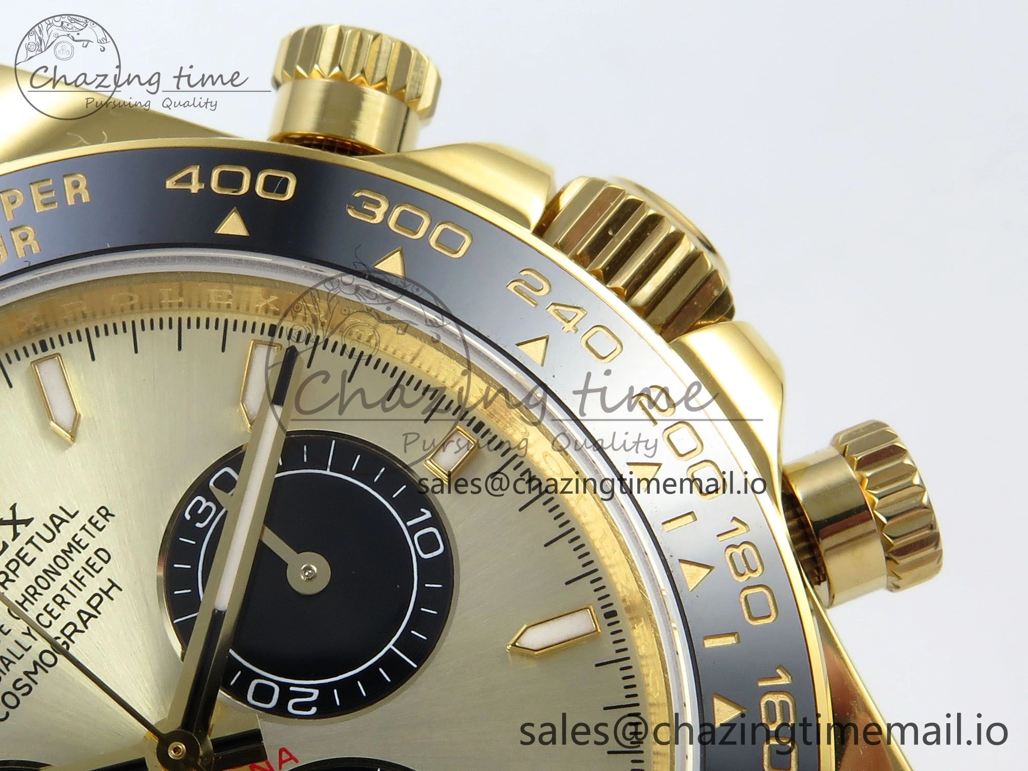 Daytona 126518 QF 1:1 Best Edition YG Black Dial on Oysterflex Strap SH4131 V Contemporary 282
