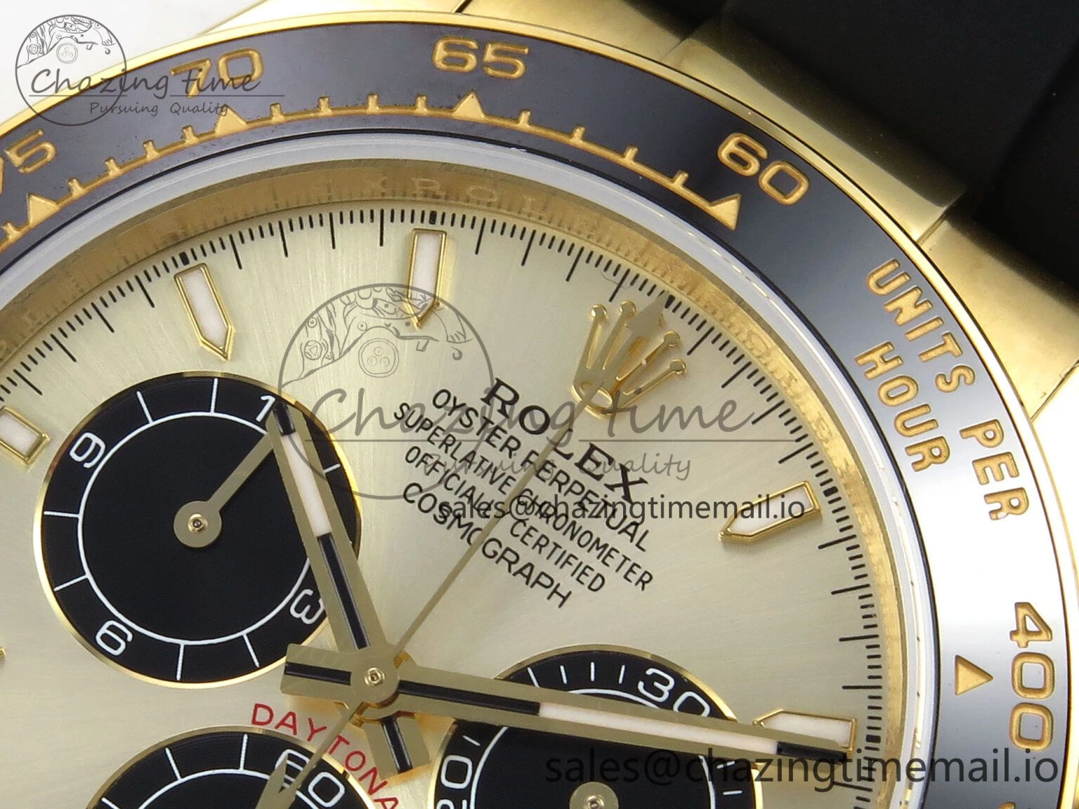 Daytona 126518 QF 1:1 Best Edition YG Black Dial on Oysterflex Strap SH4131 V6（Gain Weight） Bold 1199