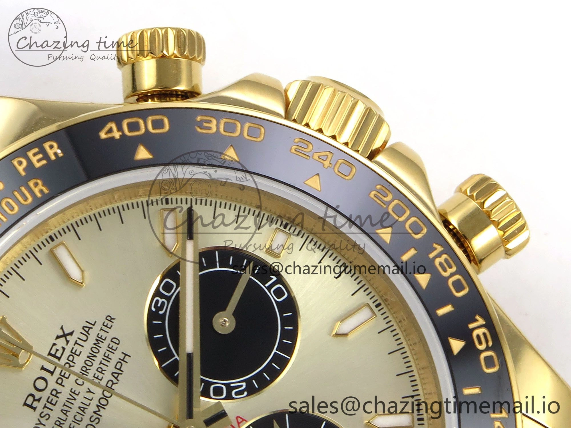Daytona 126518 QF 1:1 Best Edition YG Black Dial on Oysterflex Strap SH4131 V6（Gain Weight） Bold 1199