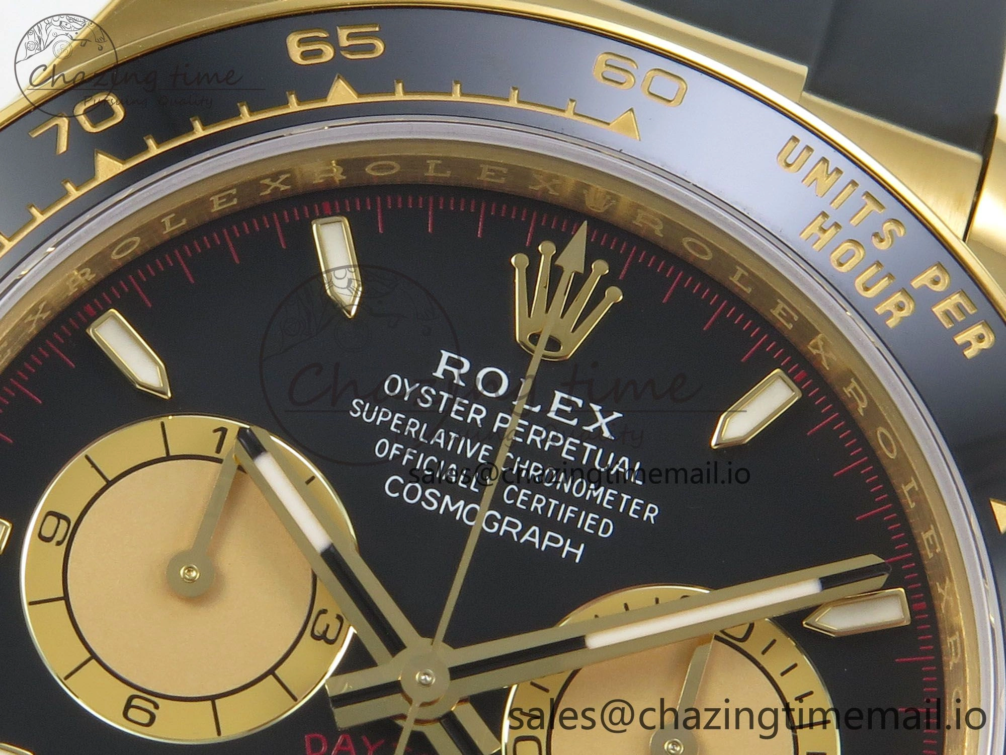 Soft Daytona 126518 VSF 1:1 Best Edition Black YG Dial on Oysterflex Strap VS4131 V2 (Weighted) 330