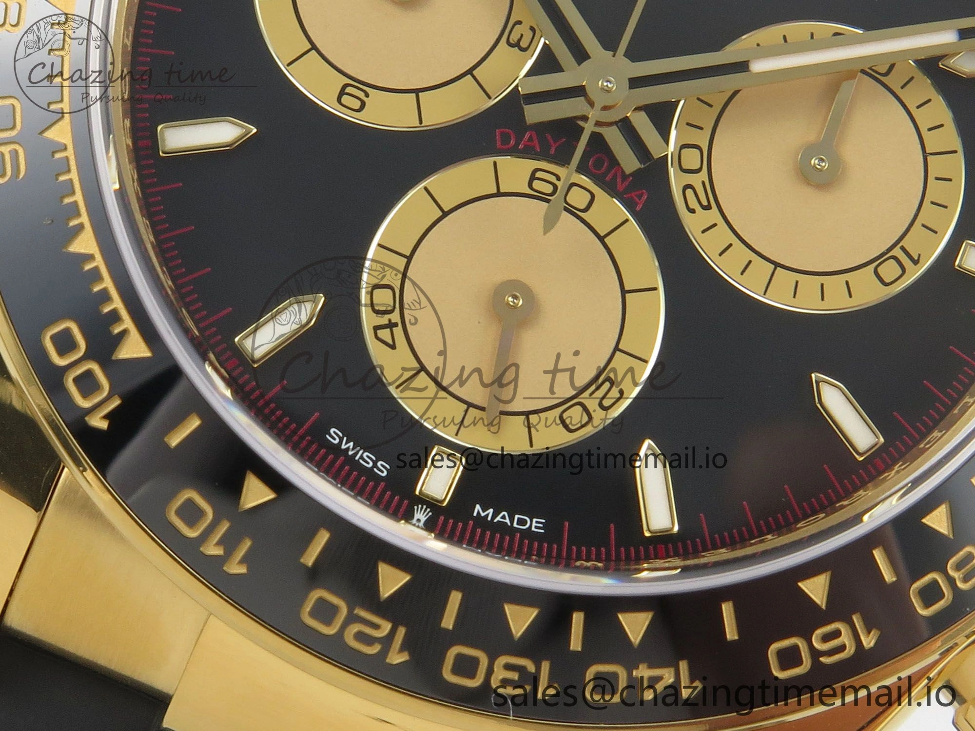 Soft Daytona 126518 VSF 1:1 Best Edition Black YG Dial on Oysterflex Strap VS4131 V2 (Weighted) 330