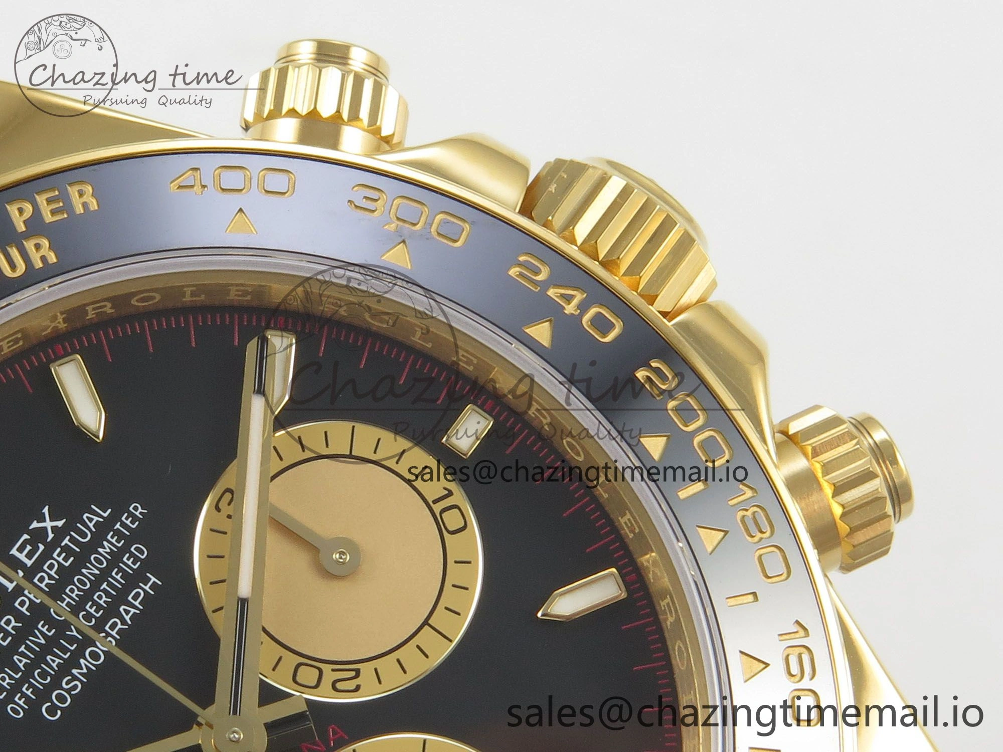 Soft Daytona 126518 VSF 1:1 Best Edition Black YG Dial on Oysterflex Strap VS4131 V2 (Weighted) 330
