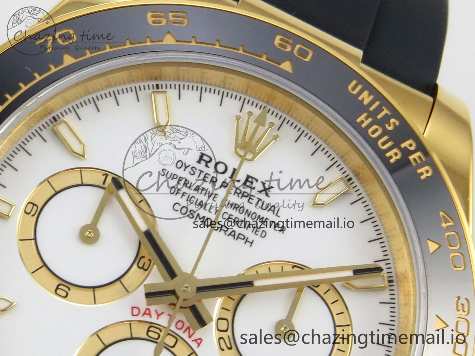 Chic Daytona 126518 VSF 1:1 Best Edition White Dial on Oysterflex Strap VS4131 V2 (Weighted) 149