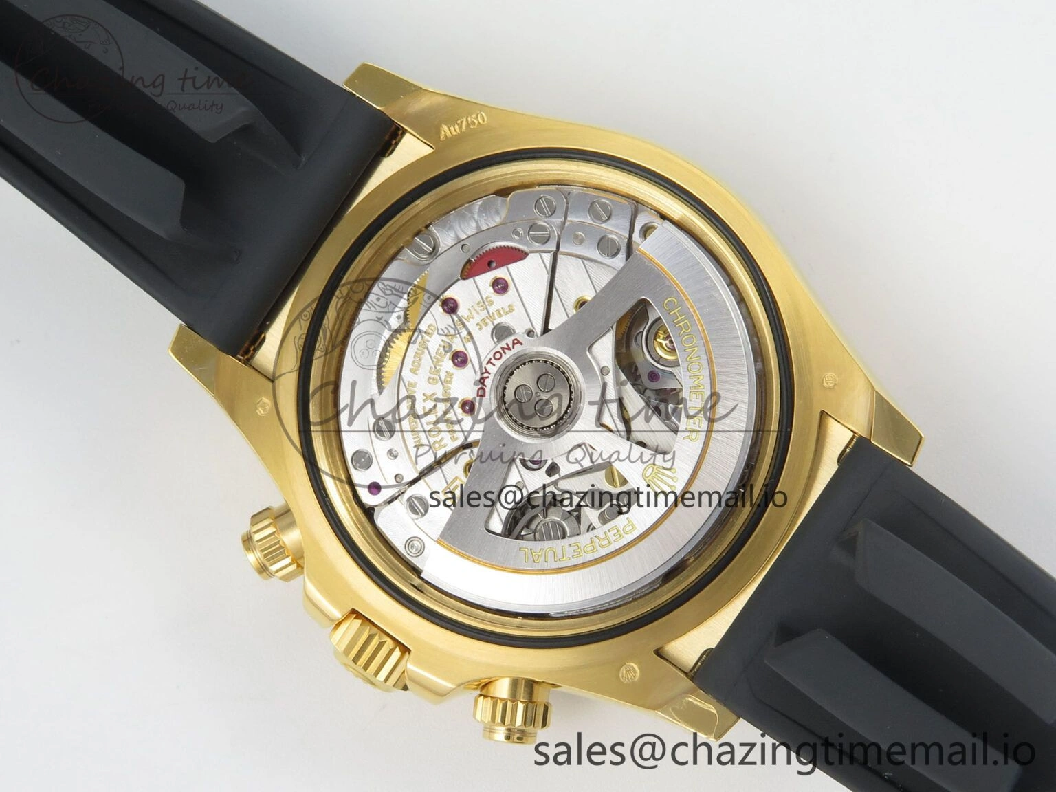 Daytona 126518 VSF 1:1 Best Edition YG Black Dial on Oysterflex Strap VS4131 V2 (Weighted) ModernLook 329