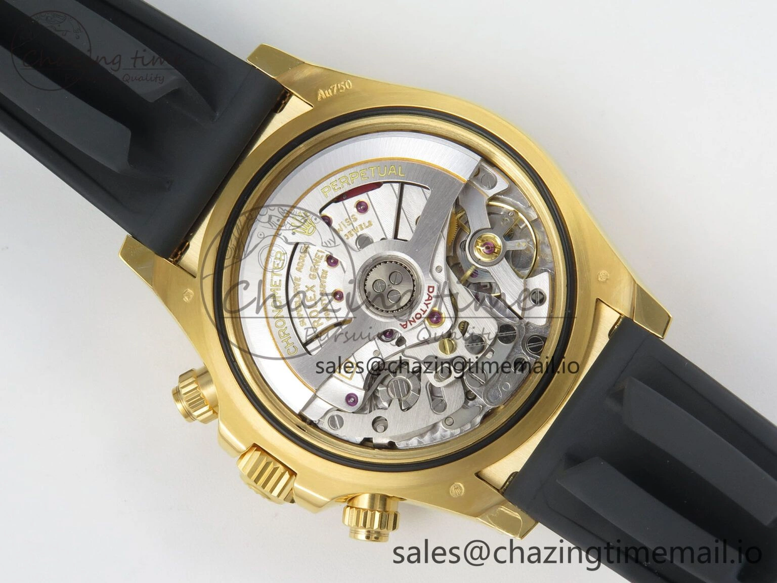 Daytona 126518 VSF 1:1 Best Edition YG Black Dial on Oysterflex Strap VS4131 V2 (Weighted) ModernLook 329