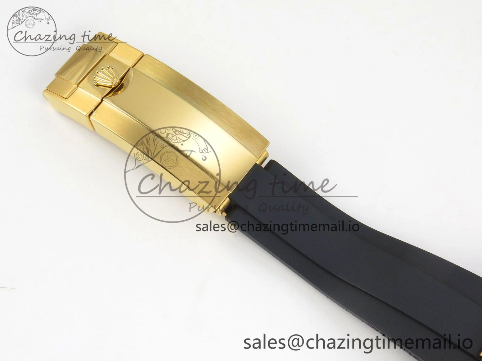 Vibrant Daytona 126518 YG Clean 1:1 Best Edition Black Dial on Oysterflex Strap DD 233