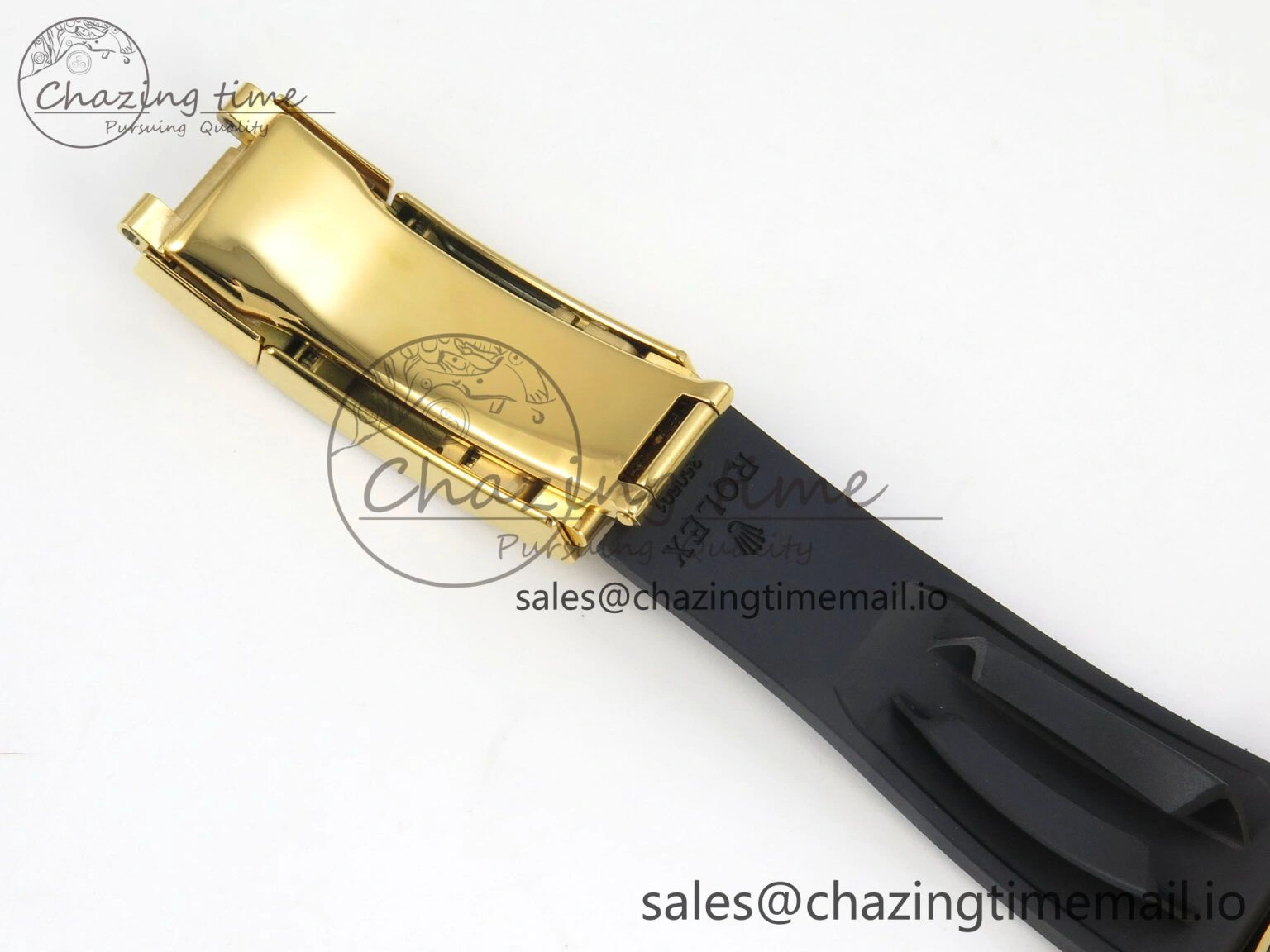 Vibrant Daytona 126518 YG Clean 1:1 Best Edition Black Dial on Oysterflex Strap DD 233