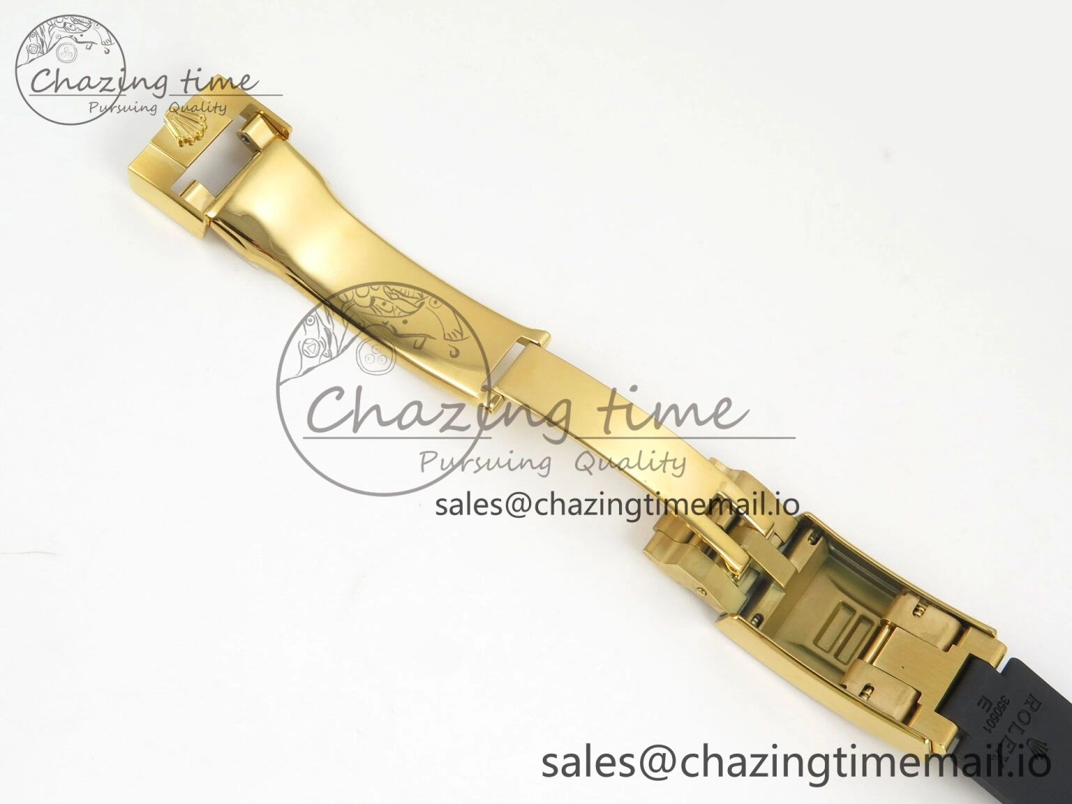 Vibrant Daytona 126518 YG Clean 1:1 Best Edition Black Dial on Oysterflex Strap DD 233