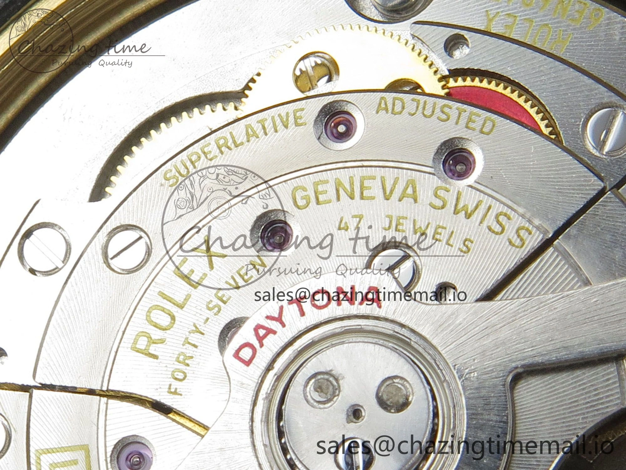 Vibrant Daytona 126518 YG Clean 1:1 Best Edition Black Dial on Oysterflex Strap DD 233