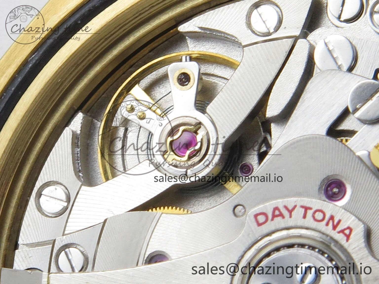 Vibrant Daytona 126518 YG Clean 1:1 Best Edition Black Dial on Oysterflex Strap DD 233