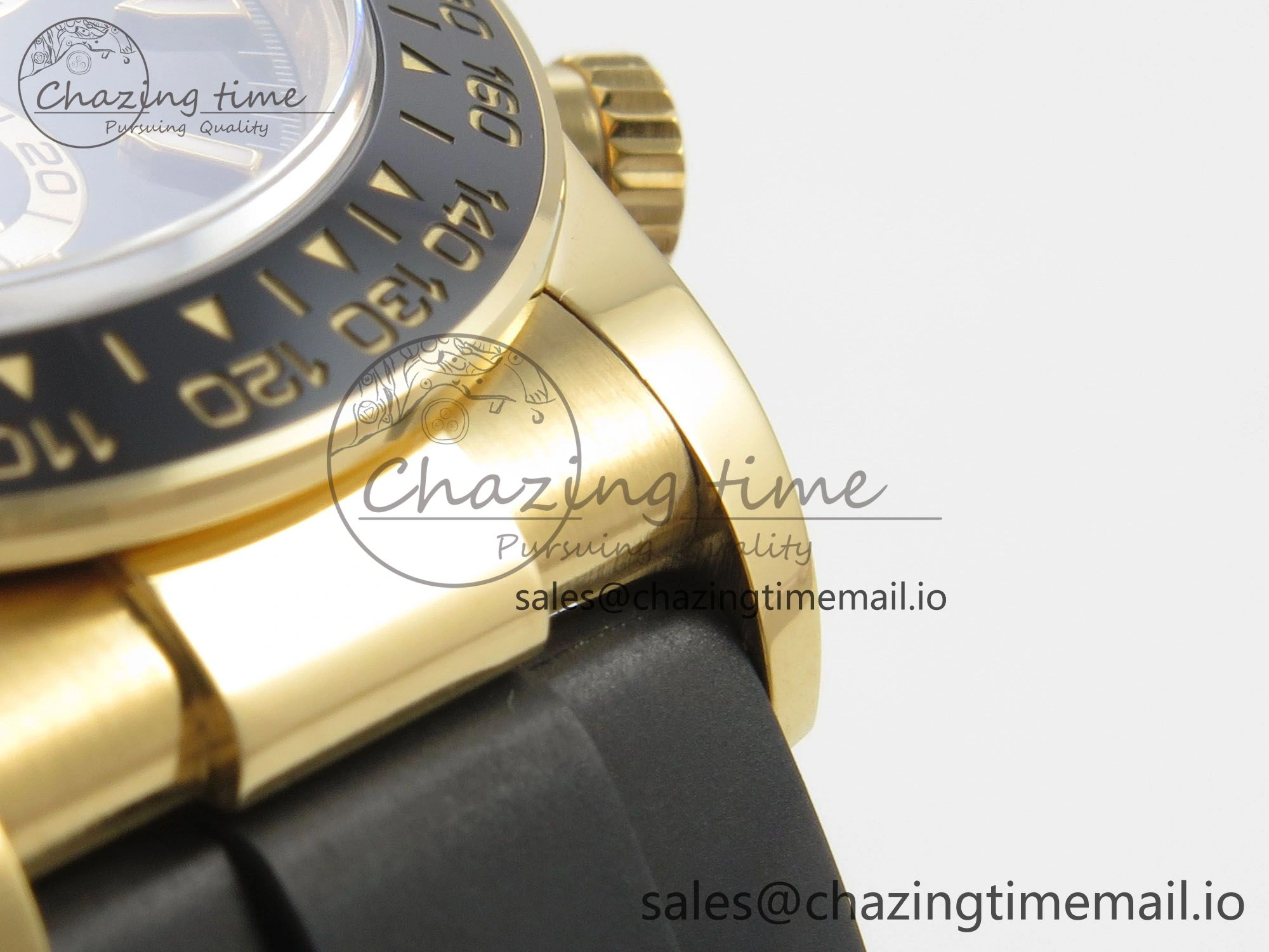 Vibrant Daytona 126518 YG Clean 1:1 Best Edition Black Dial on Oysterflex Strap DD 233