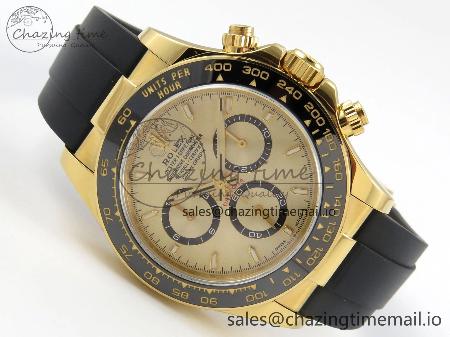 Daytona 126518 YG Clean 1:1 Best Edition YG Dial on Oysterflex Strap DD Reliable 237