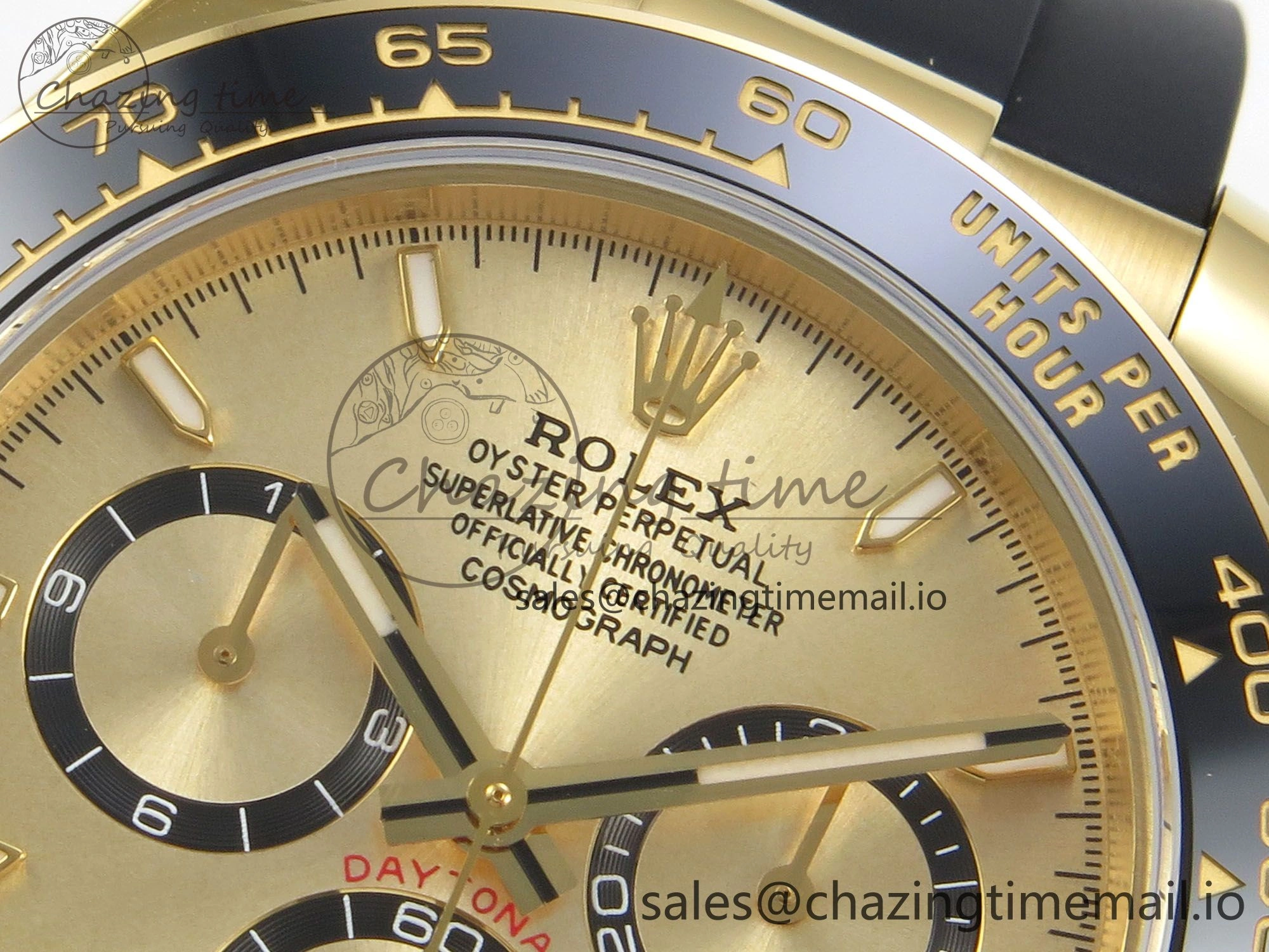 Daytona 126518 YG Clean 1:1 Best Edition YG Dial on Oysterflex Strap DD Reliable 237