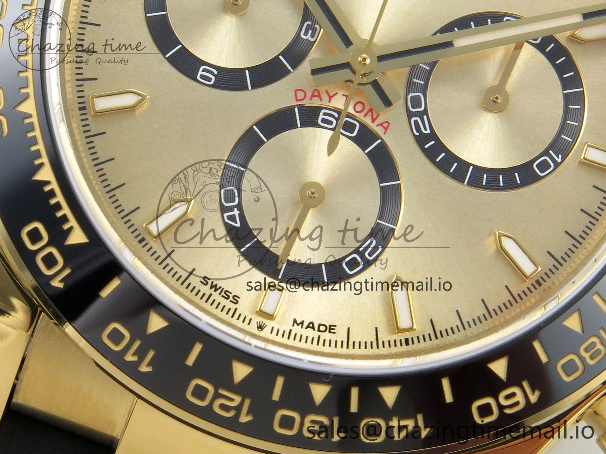 Daytona 126518 YG Clean 1:1 Best Edition YG Dial on Oysterflex Strap DD Reliable 237