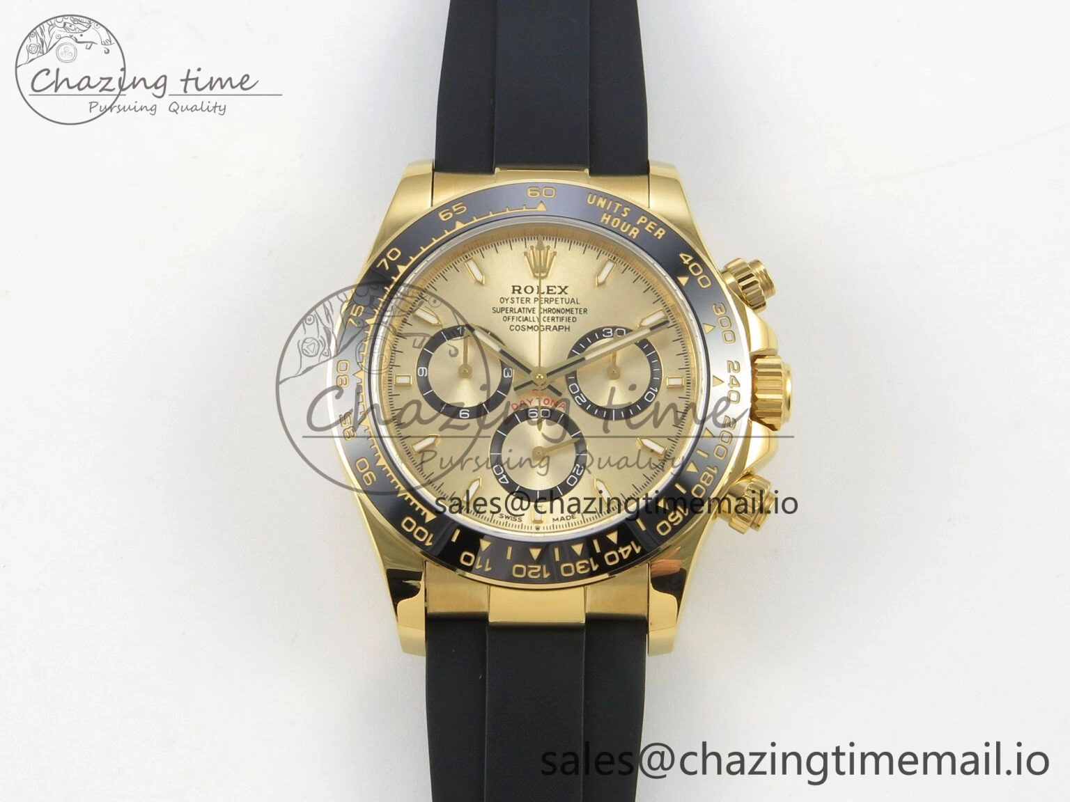 Daytona 126518 YG Clean 1:1 Best Edition YG Dial on Oysterflex Strap DD Reliable 237
