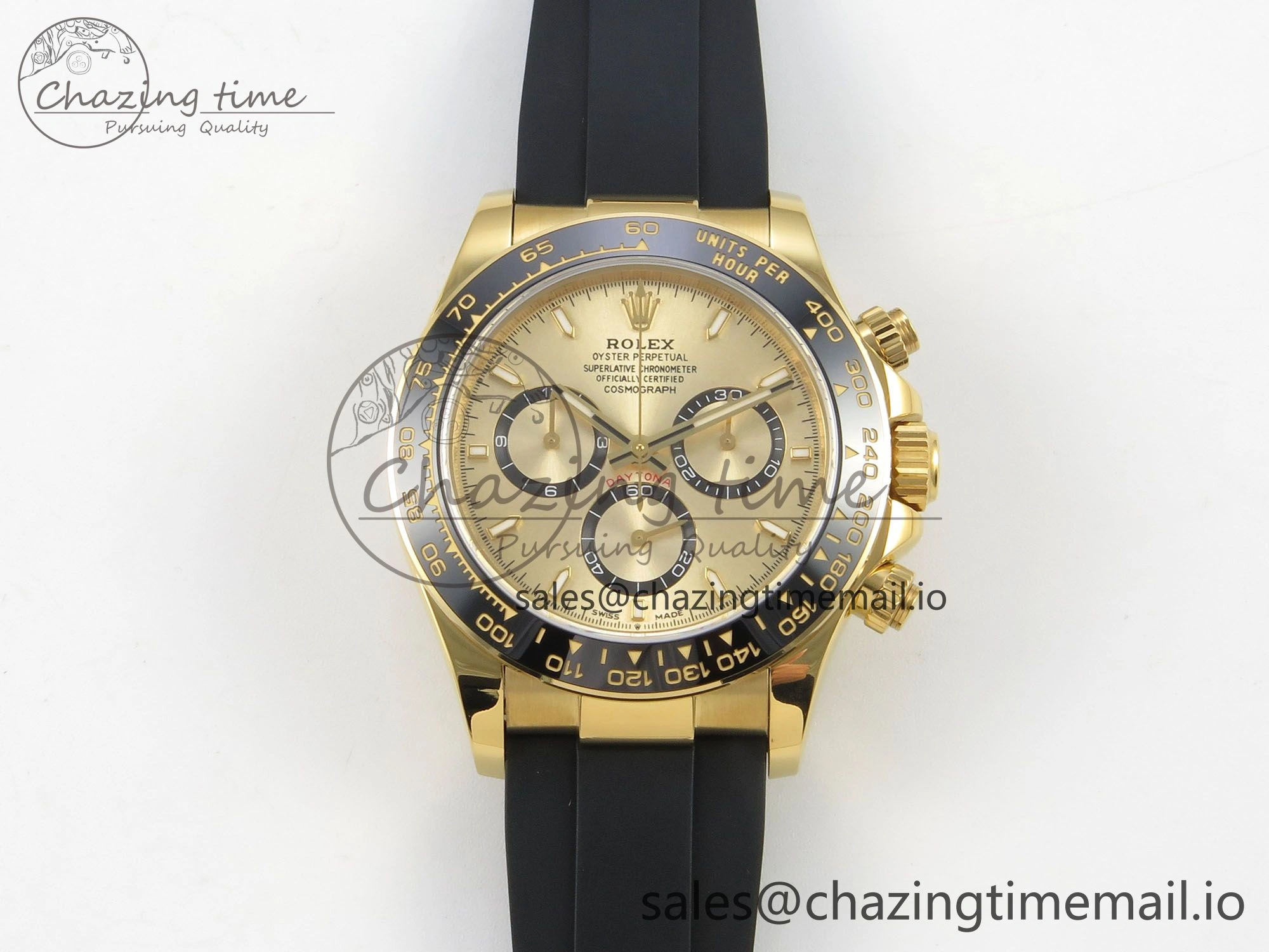 Daytona 126518 YG Clean 1:1 Best Edition YG Dial on Oysterflex Strap DD Reliable 237