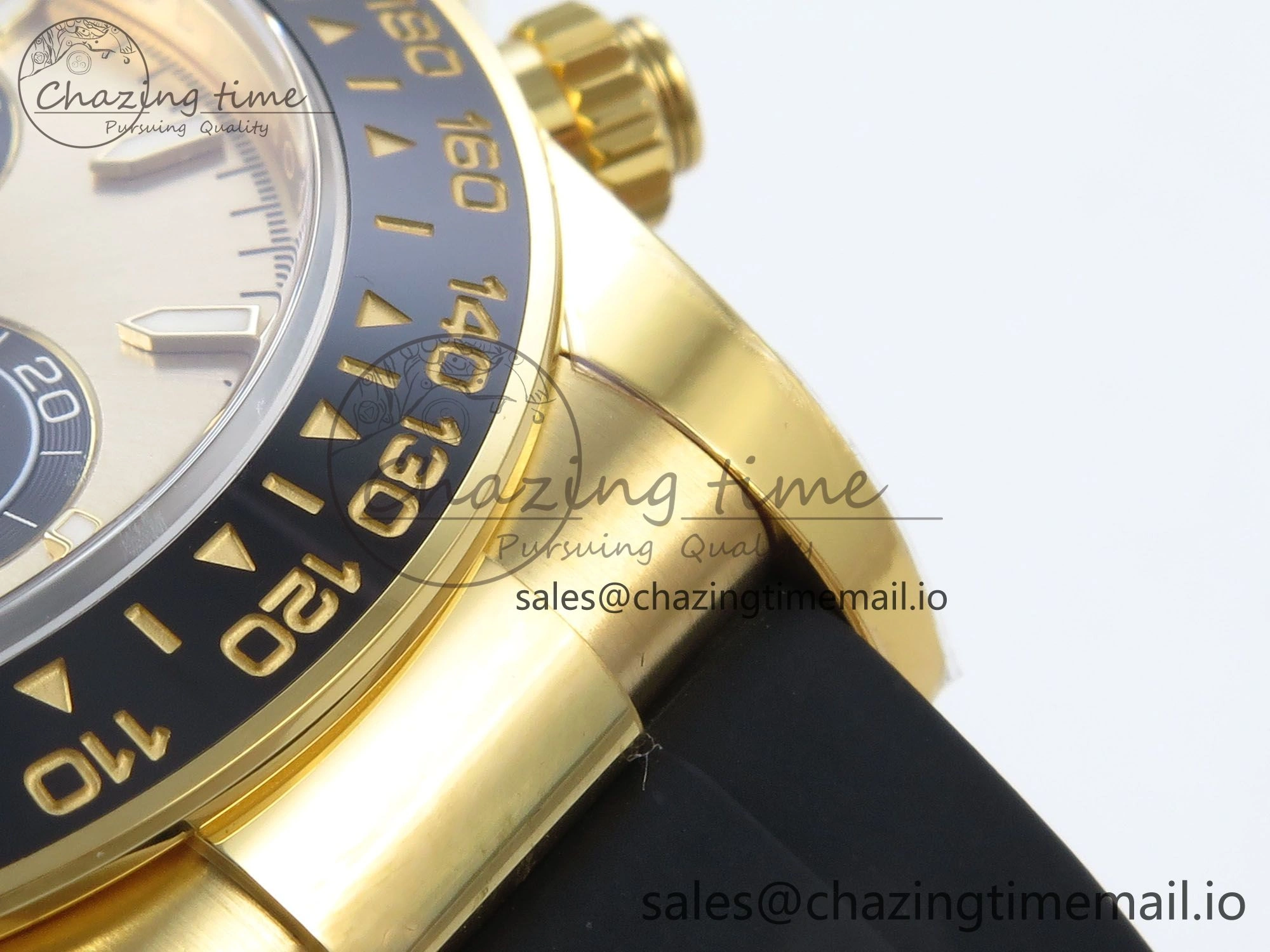 Original Daytona 126518 YG VSF 1:1 Best Edition 904L Steel YG Dial on Oysterflex Strap SH 856
