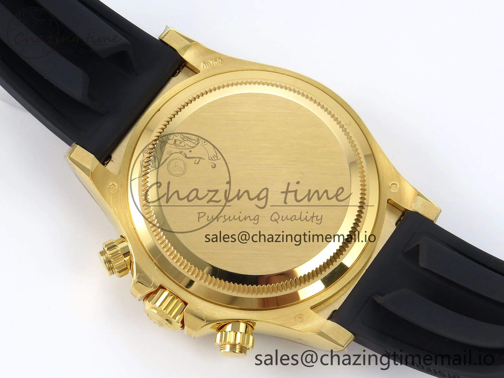 Original Daytona 126518 YG VSF 1:1 Best Edition 904L Steel YG Dial on Oysterflex Strap SH 856