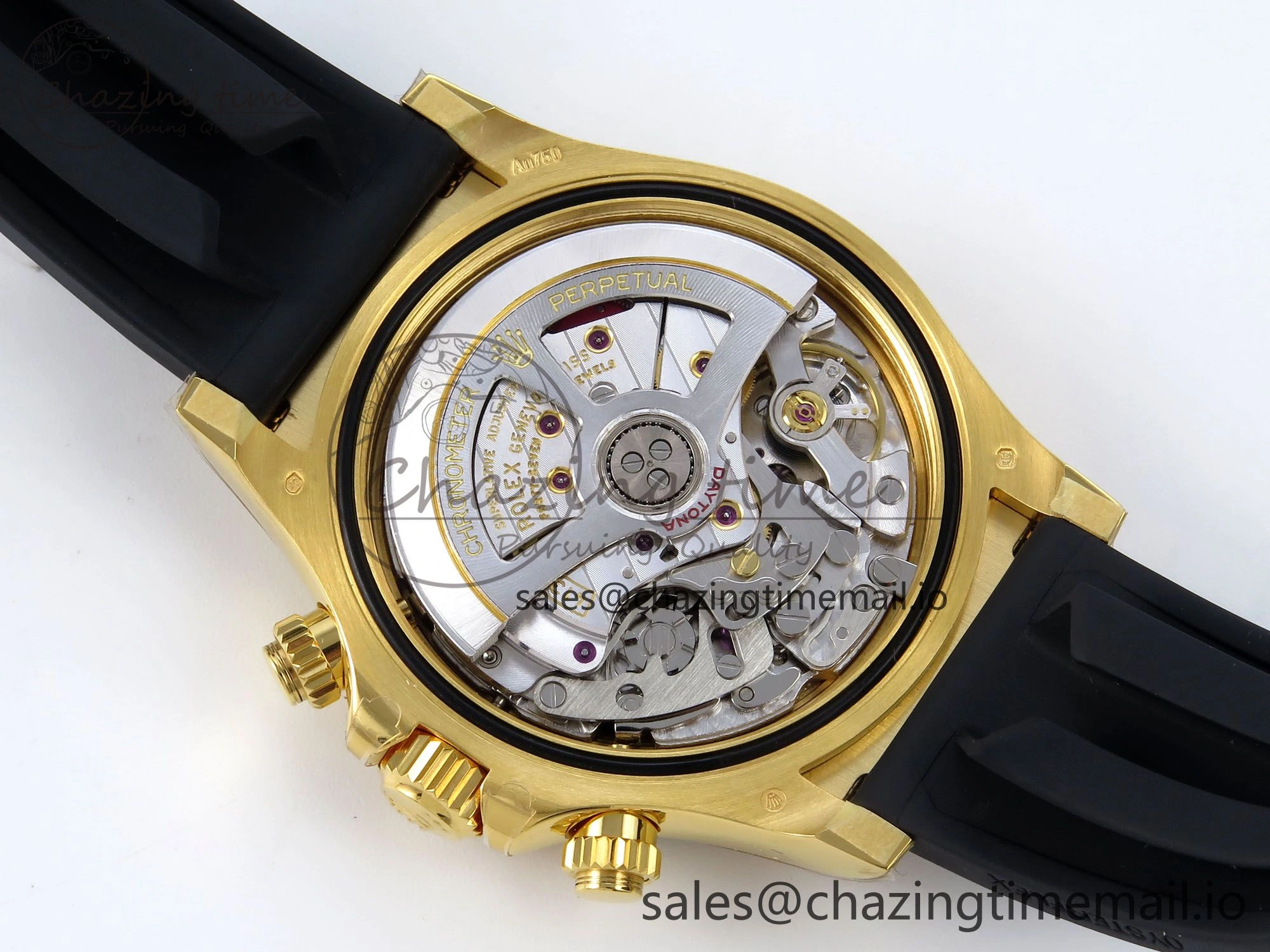 Original Daytona 126518 YG VSF 1:1 Best Edition 904L Steel YG Dial on Oysterflex Strap SH 856