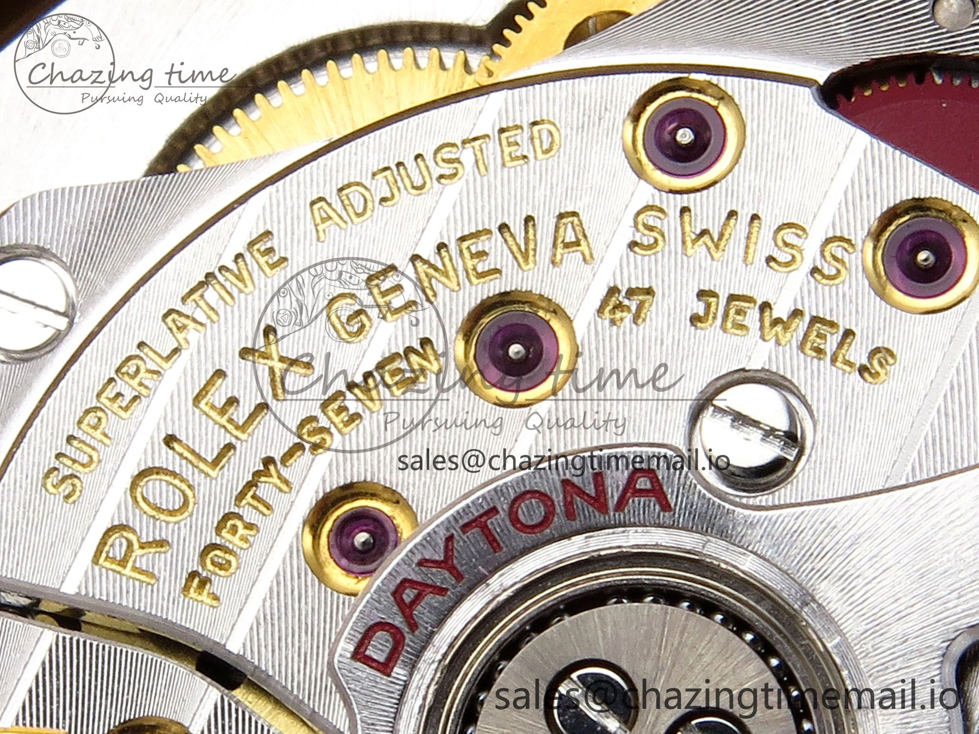 Original Daytona 126518 YG VSF 1:1 Best Edition 904L Steel YG Dial on Oysterflex Strap SH 856