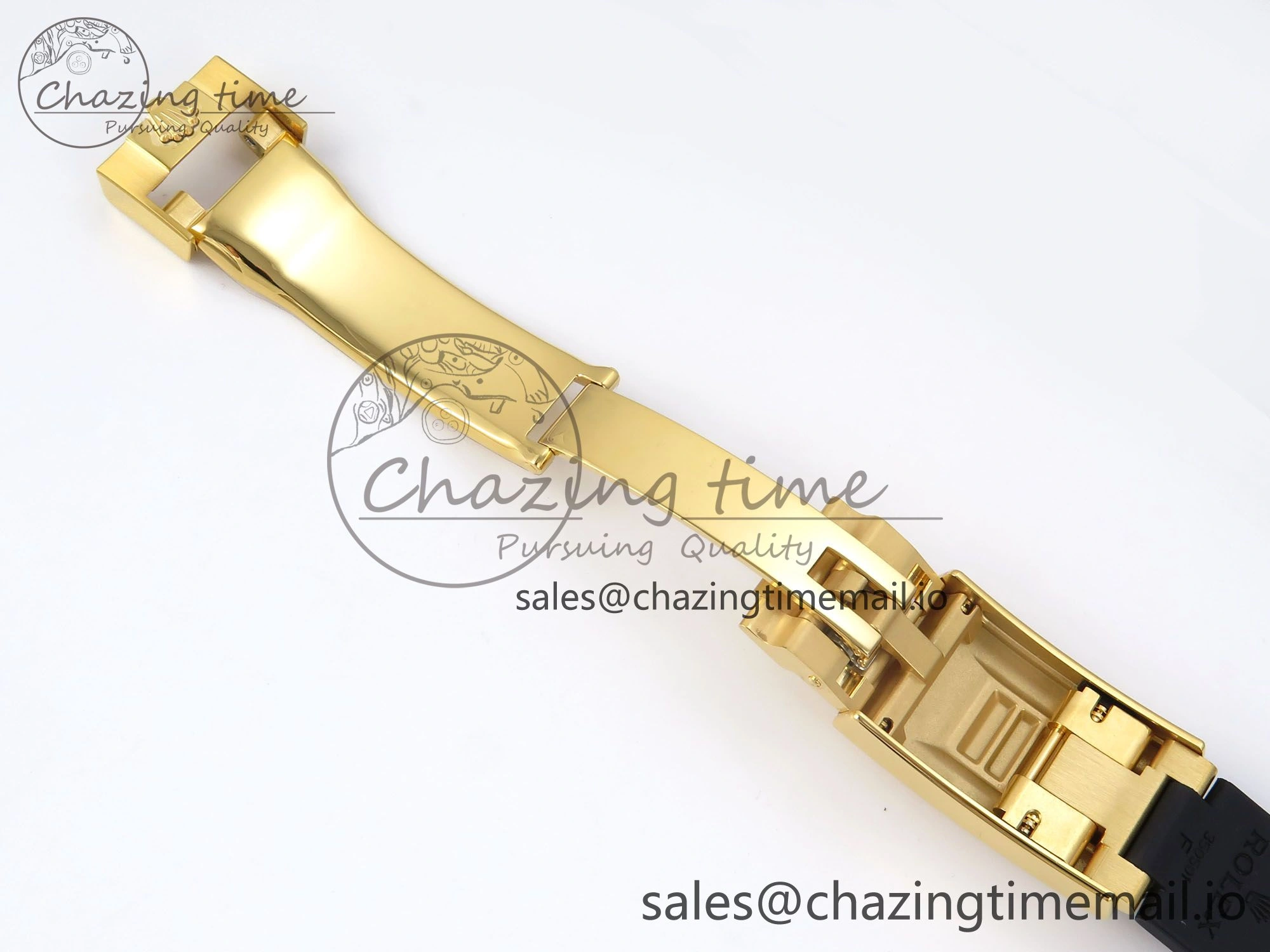 Original Daytona 126518 YG VSF 1:1 Best Edition 904L Steel YG Dial on Oysterflex Strap SH 856