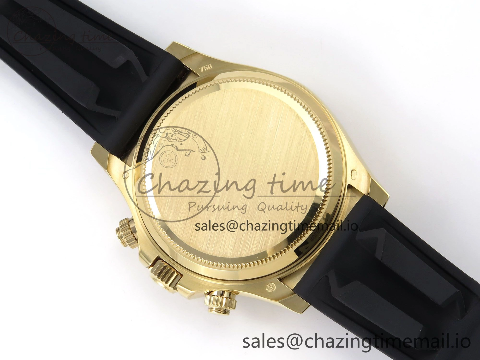 EasyCare Daytona 126518LN APF 1:1 Best Edition 904L Steel YG Dial on Black Rubber Strap DD 1116