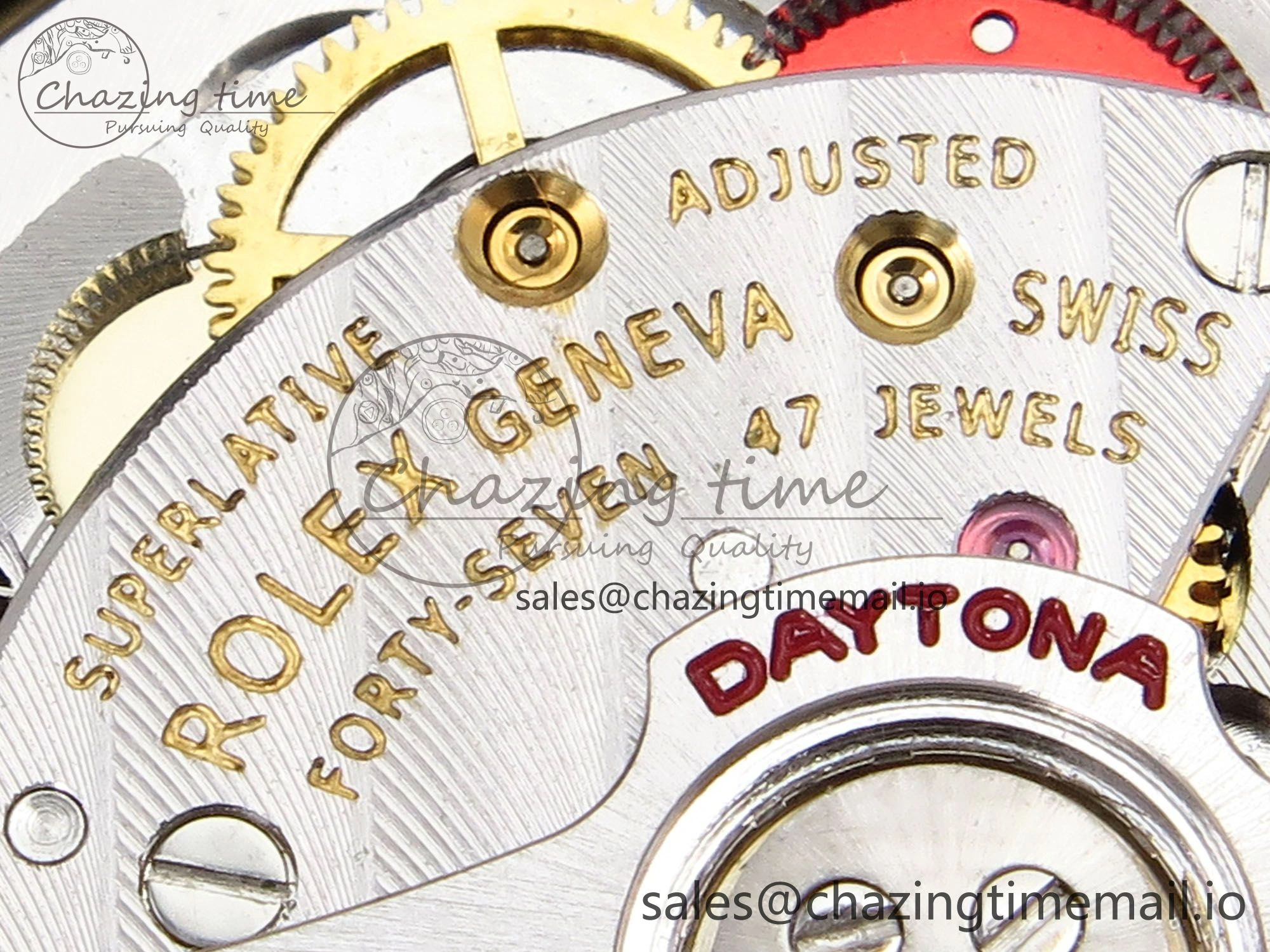 EasyCare Daytona 126518LN APF 1:1 Best Edition 904L Steel YG Dial on Black Rubber Strap DD 1116