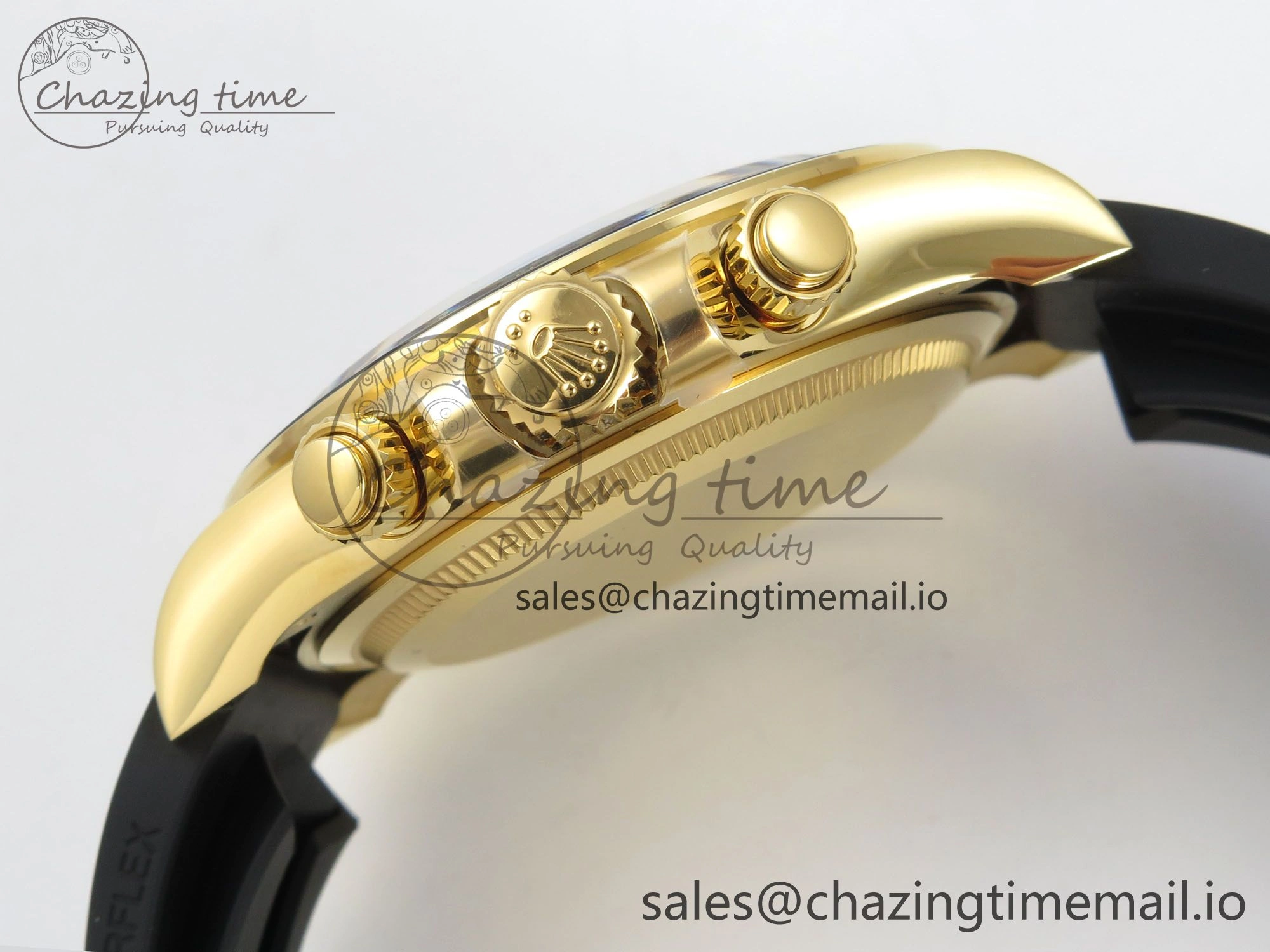 Supportive Daytona 126518LN THBF 1:1 Best Edition YG Black Dial on Oysterflex Strap SH 221