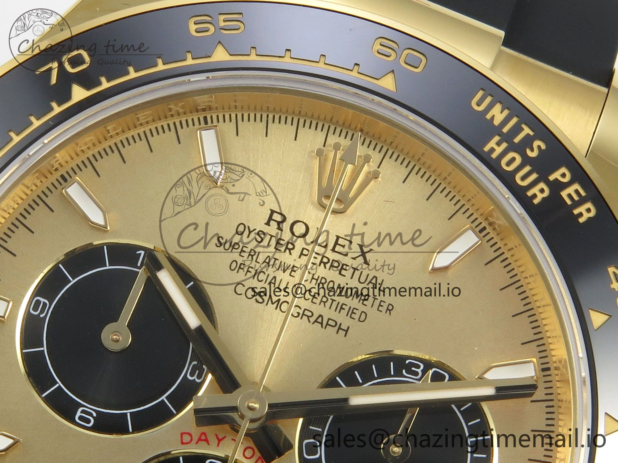 Supportive Daytona 126518LN THBF 1:1 Best Edition YG Black Dial on Oysterflex Strap SH 221
