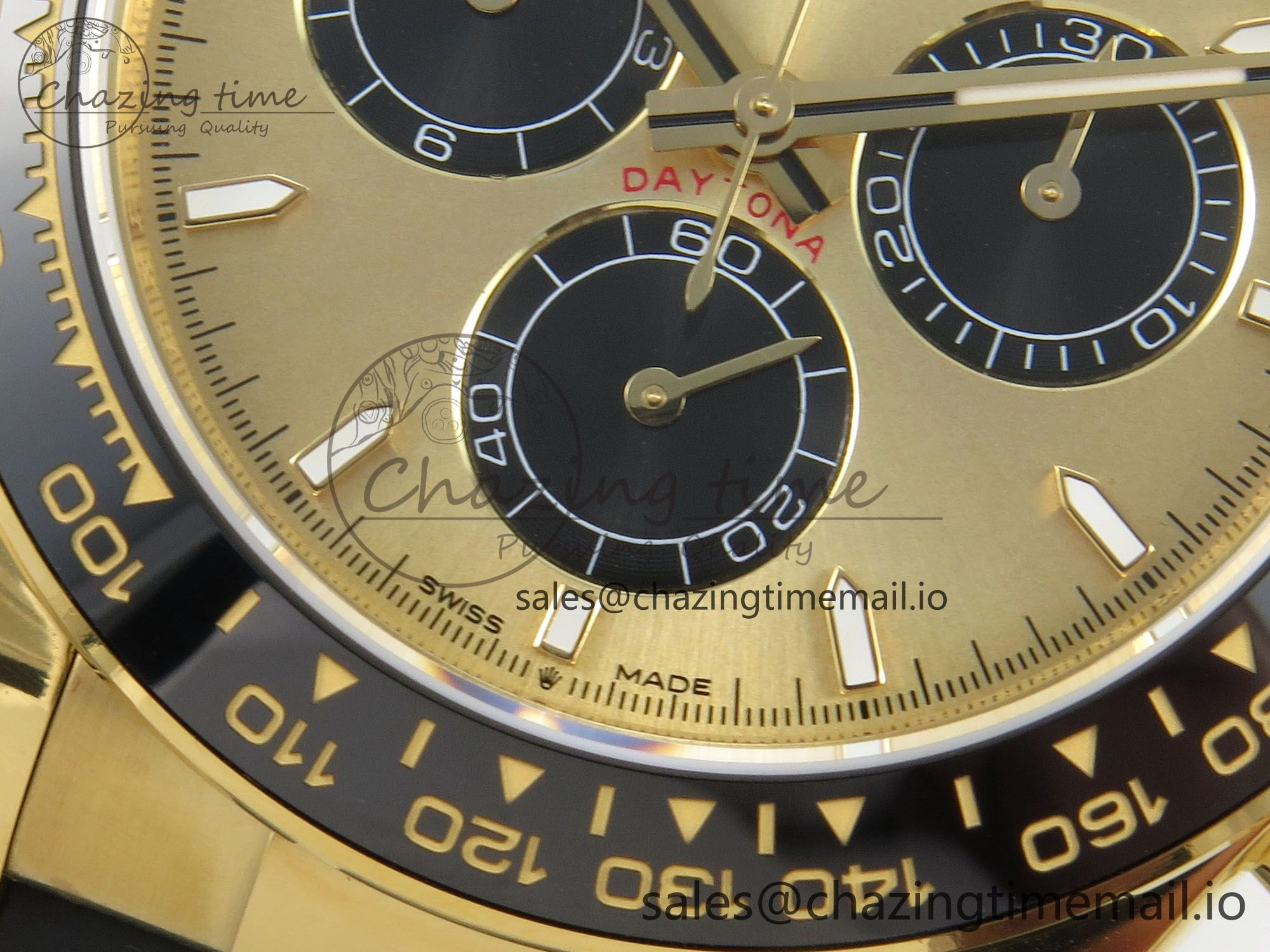 Supportive Daytona 126518LN THBF 1:1 Best Edition YG Black Dial on Oysterflex Strap SH 221