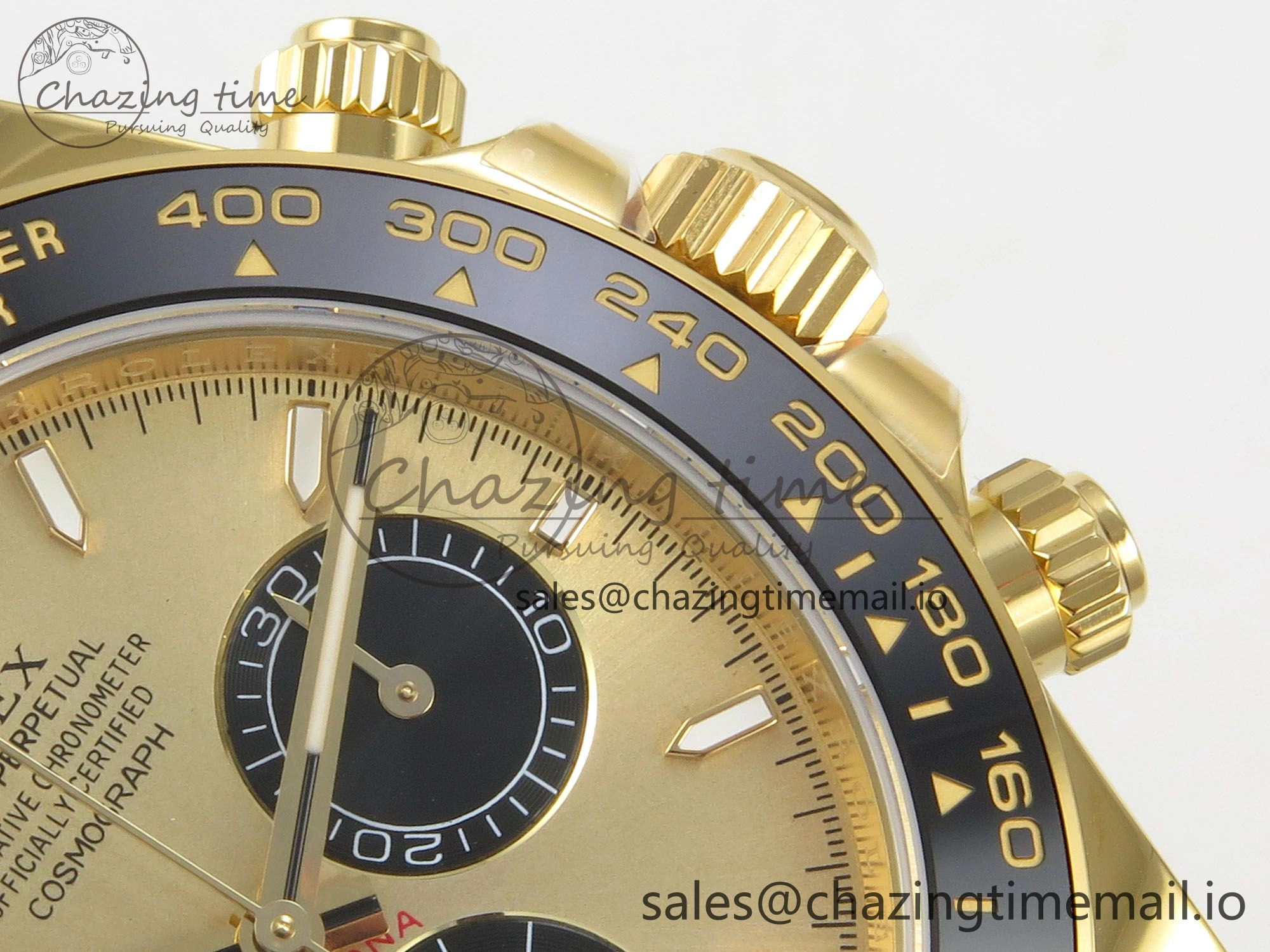 Supportive Daytona 126518LN THBF 1:1 Best Edition YG Black Dial on Oysterflex Strap SH 221