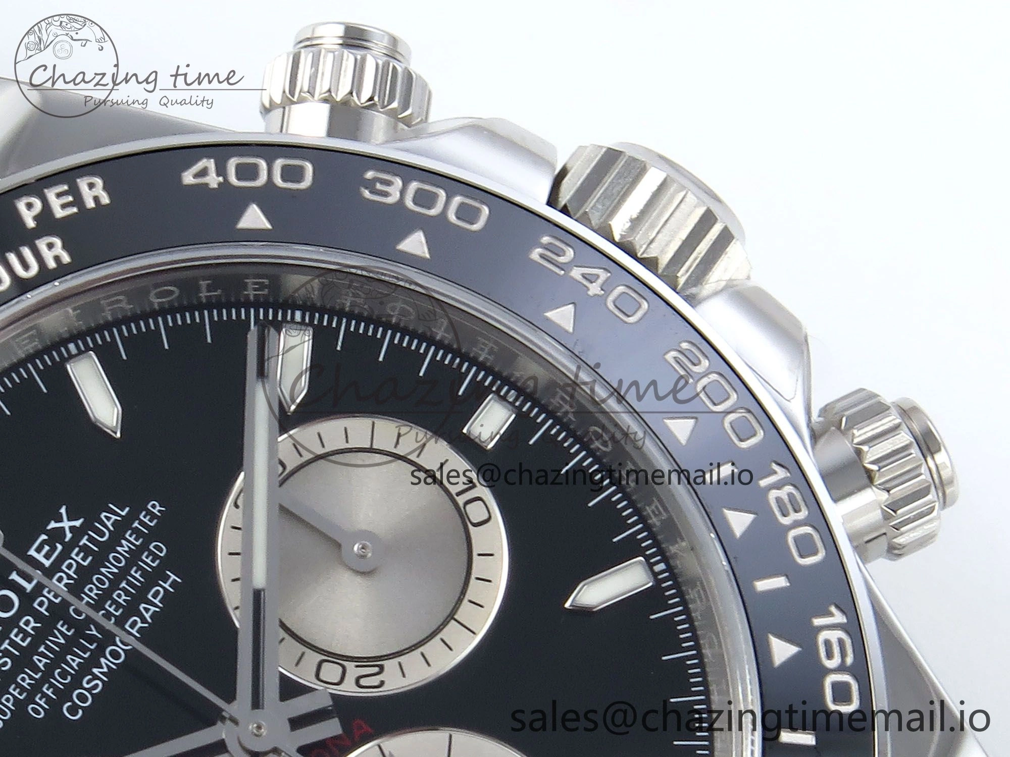 Daytona 126519 Clean 1:1 Best Edition Black Dial on Oysterflex Rubber Strap SH Packable 756