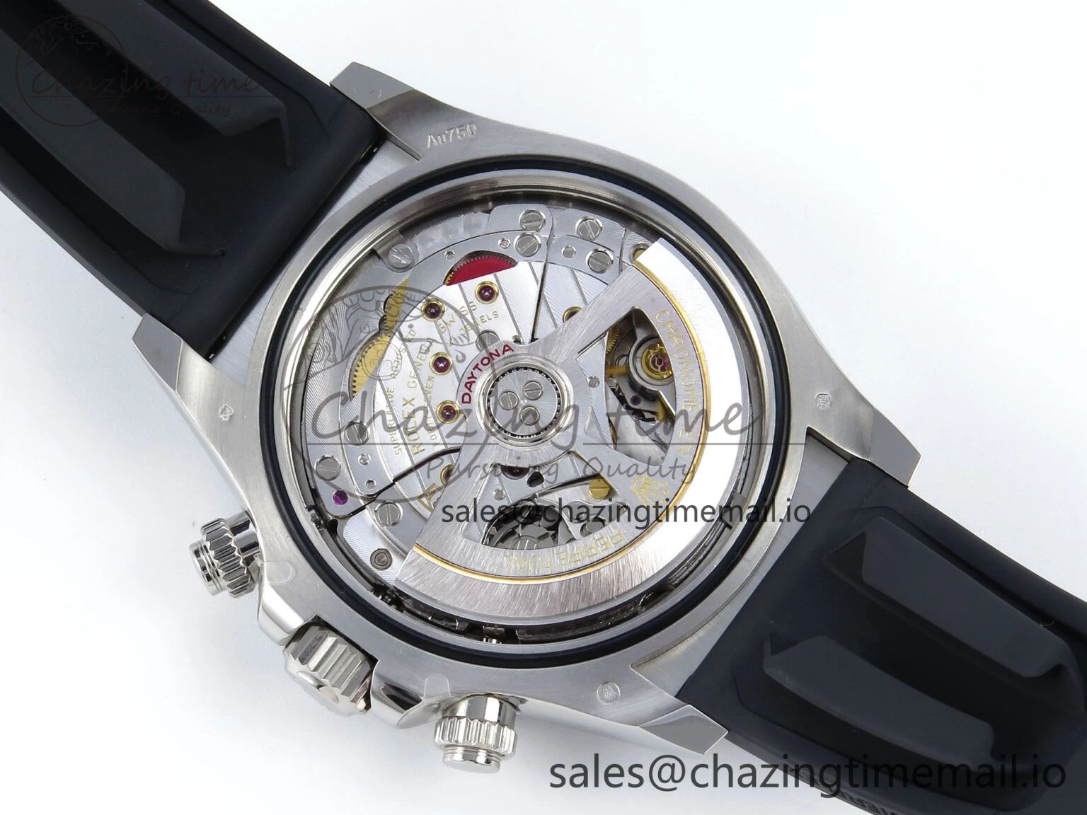 Daytona 126519 Clean 1:1 Best Edition Black Dial on Oysterflex Rubber Strap SH Packable 756