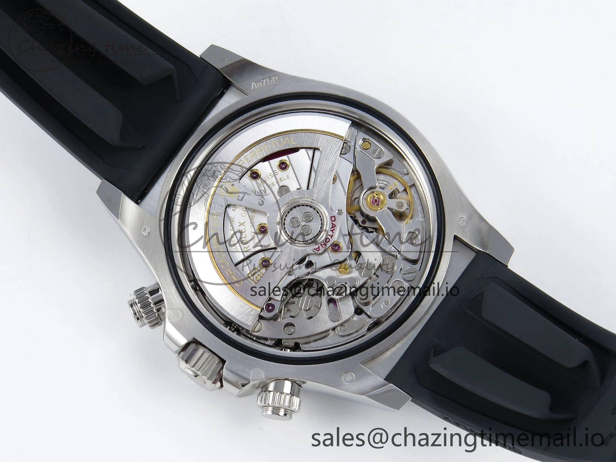 Daytona 126519 Clean 1:1 Best Edition Black Dial on Oysterflex Rubber Strap SH Packable 756