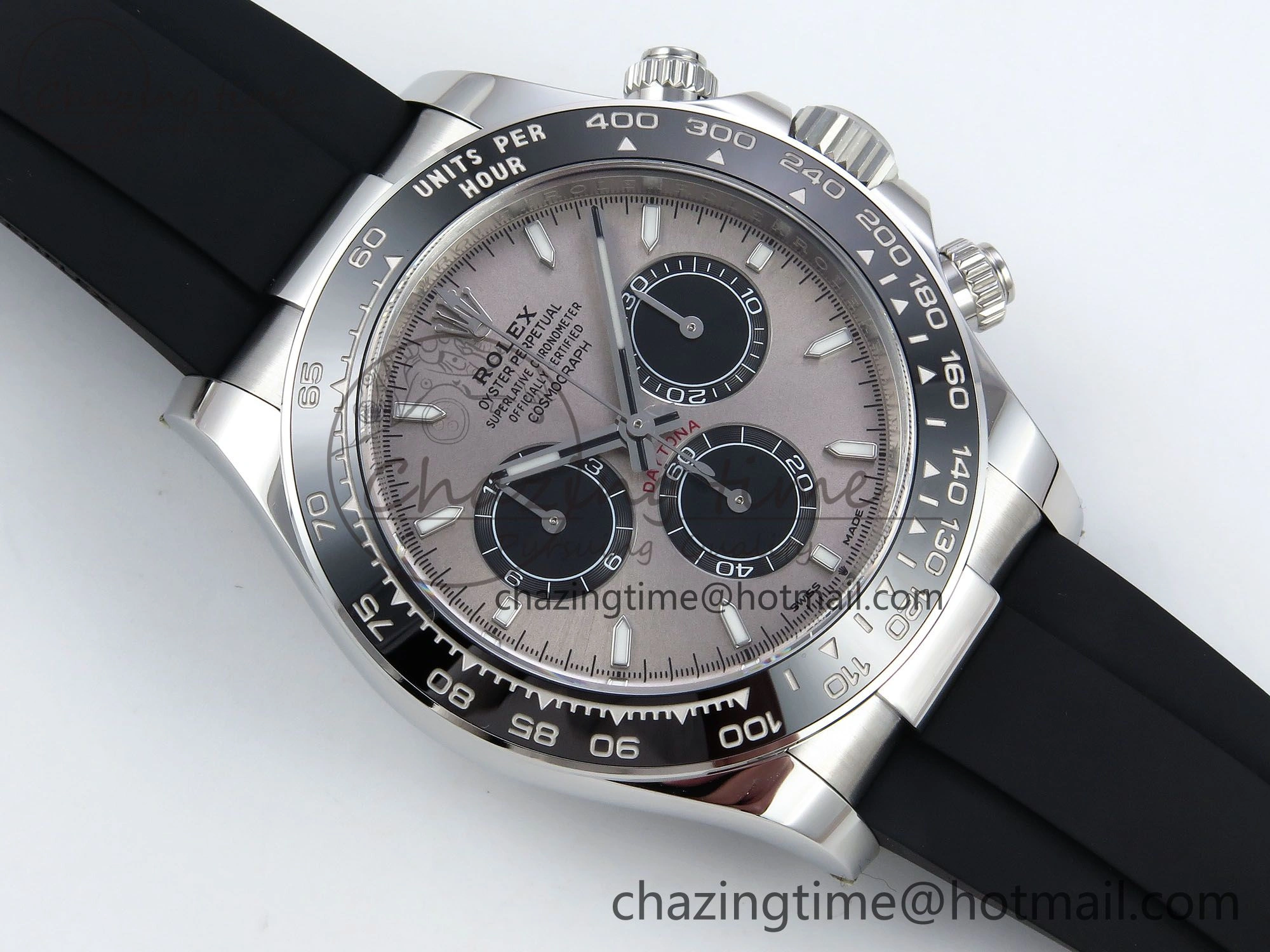 Daytona 126519 Clean 1:1 Best Edition Grey Dial on Oysterflex Rubber Strap DD Trendy 226