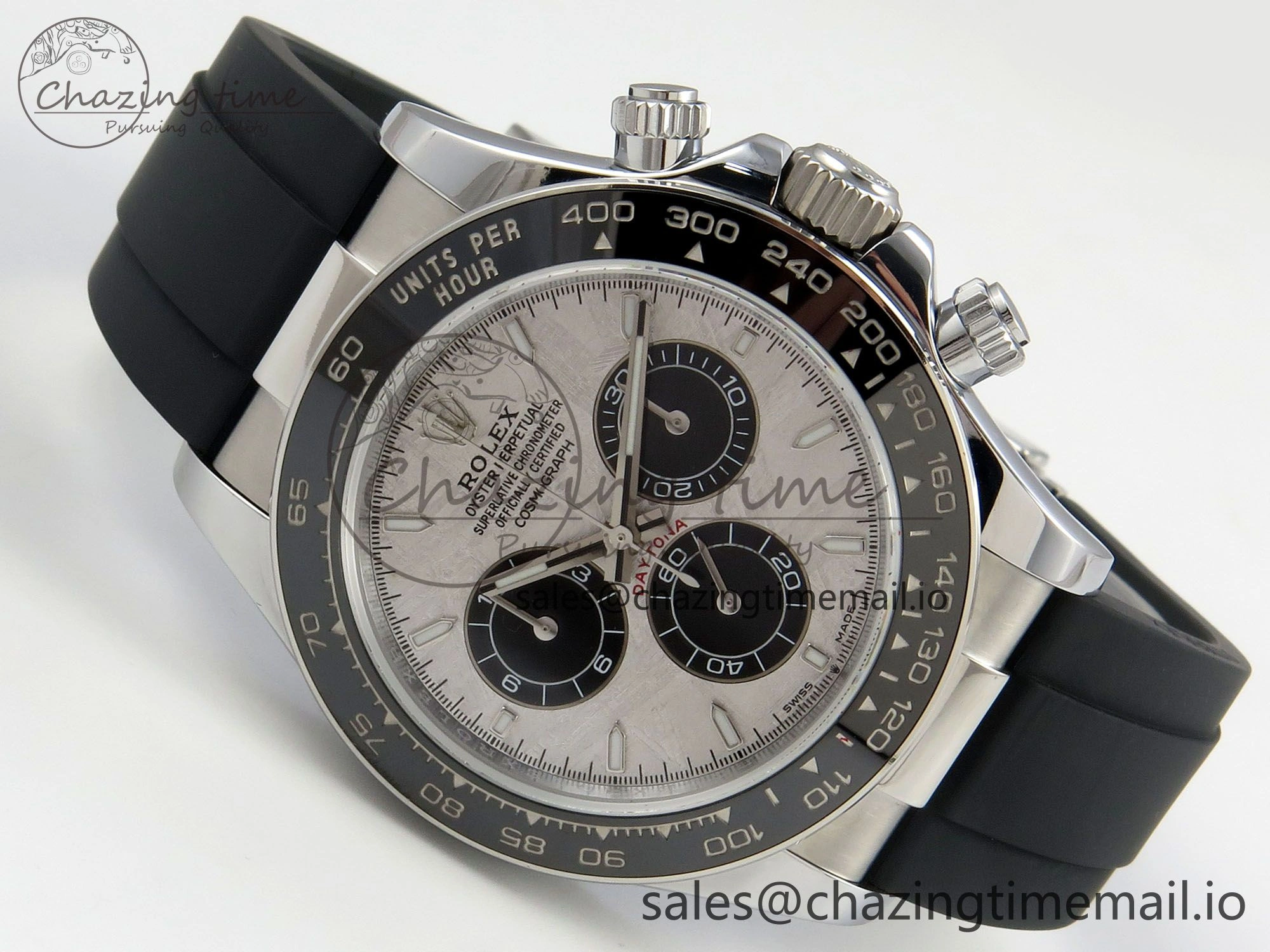 Contemporary Daytona 126519 Gain Weight SWF 1:1 Best Edition Meteorite Dial Sticks Markers on Oysterflex Strap SH 10823